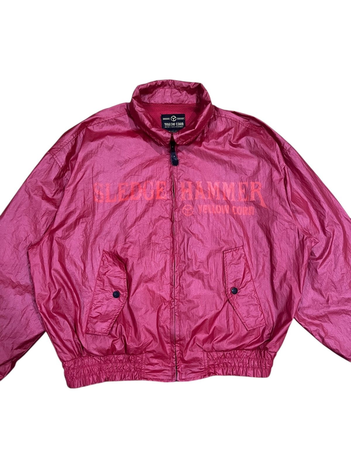 vintage YELLOW CORN HIGHWAY MAGICIAN RACING JAKET