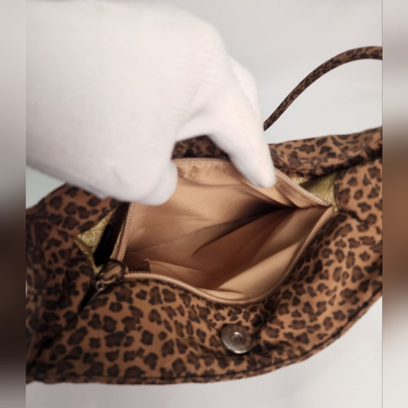 Bottega Veneta Bottega Veneta Leopard Print Nylon Shoulder bag Size ONE SIZE - 7 Thumbnail