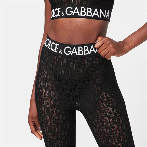 Dolce & Gabbana o1g2r1mq1024 Leggings in Black Size 29" - 3 Thumbnail