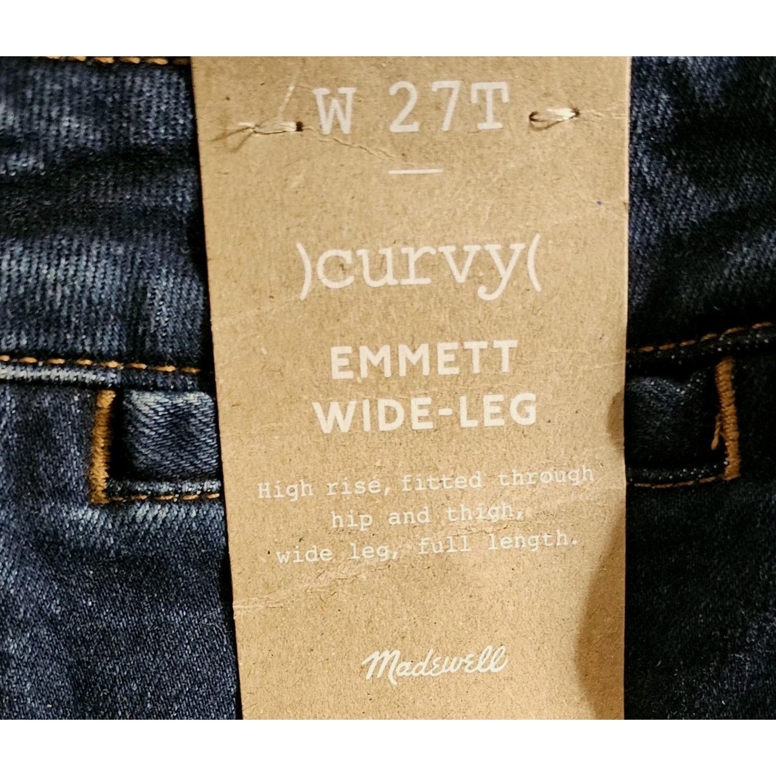 Madewell Madewell Tall Curvy Emmett Wide Welt Pocket Edition 27 Size 27" / US 4 / IT 40 - 6 Thumbnail