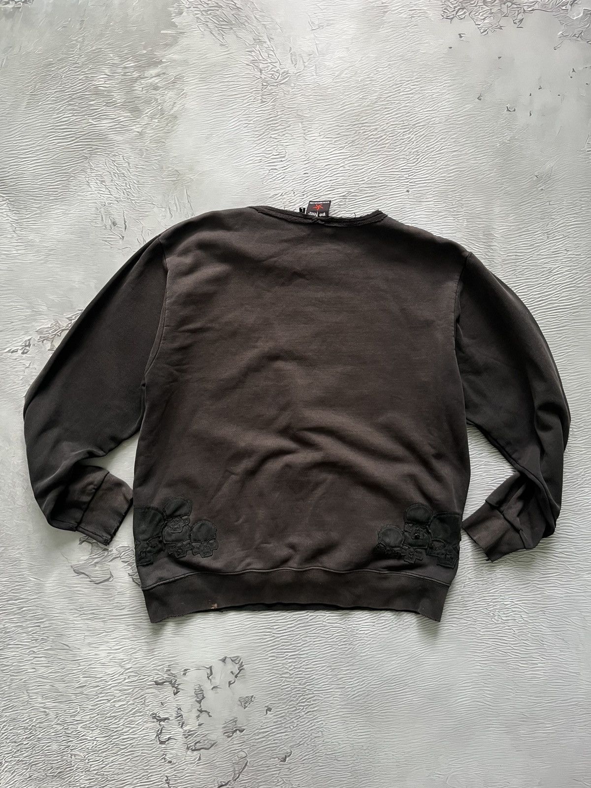 No Fear 💀 No Fear Skeleton Vintage Streetwear Sweatshirt Black Size US L / EU 52-54 / 3 - 8 Thumbnail