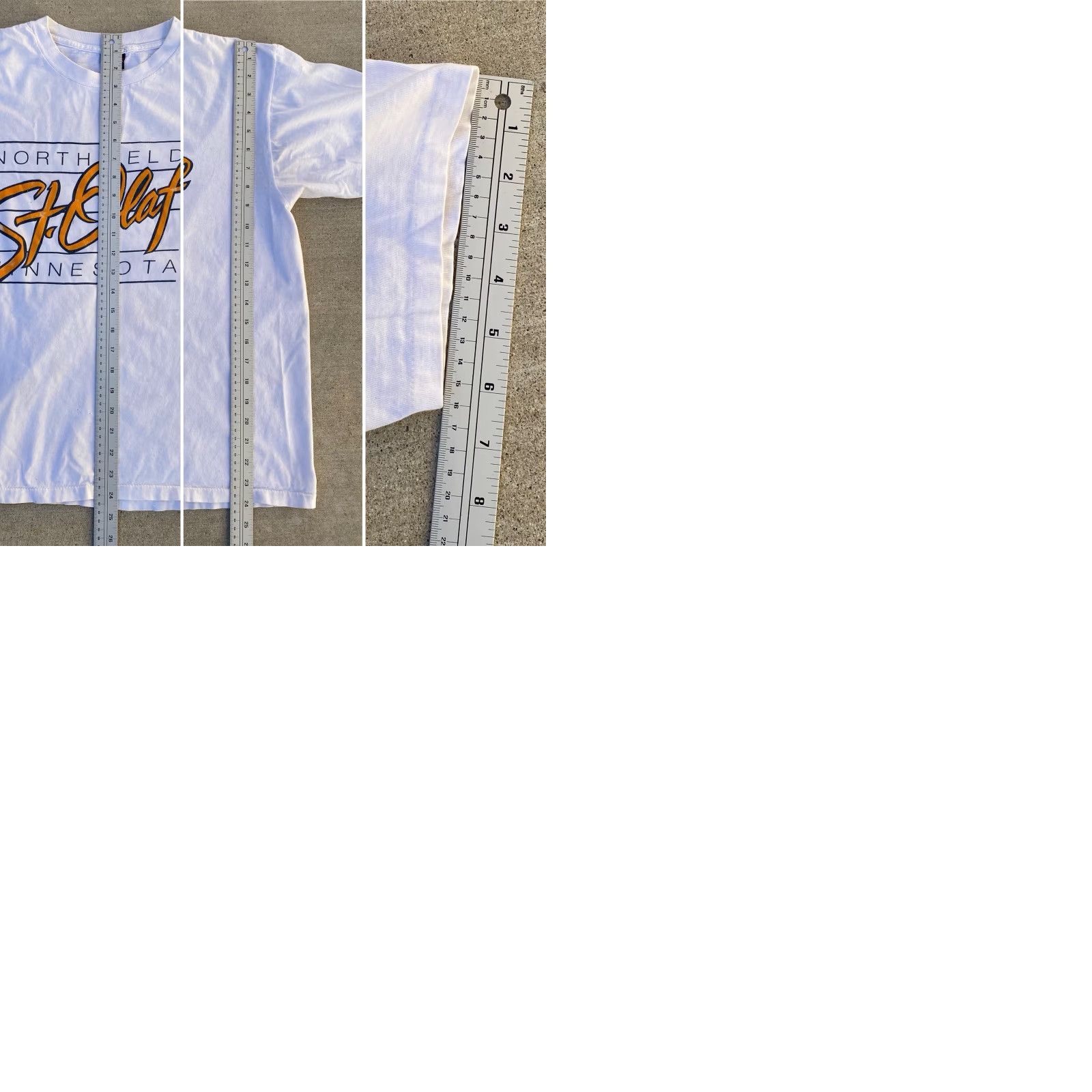 Jansport VINTAGE Jansport St Olaf College USA T-Shirt XL Shirt Men White 1980s 1989 USA College Graphic Print Vintage Size US XL / EU 56 / 4 - 12 Thumbnail