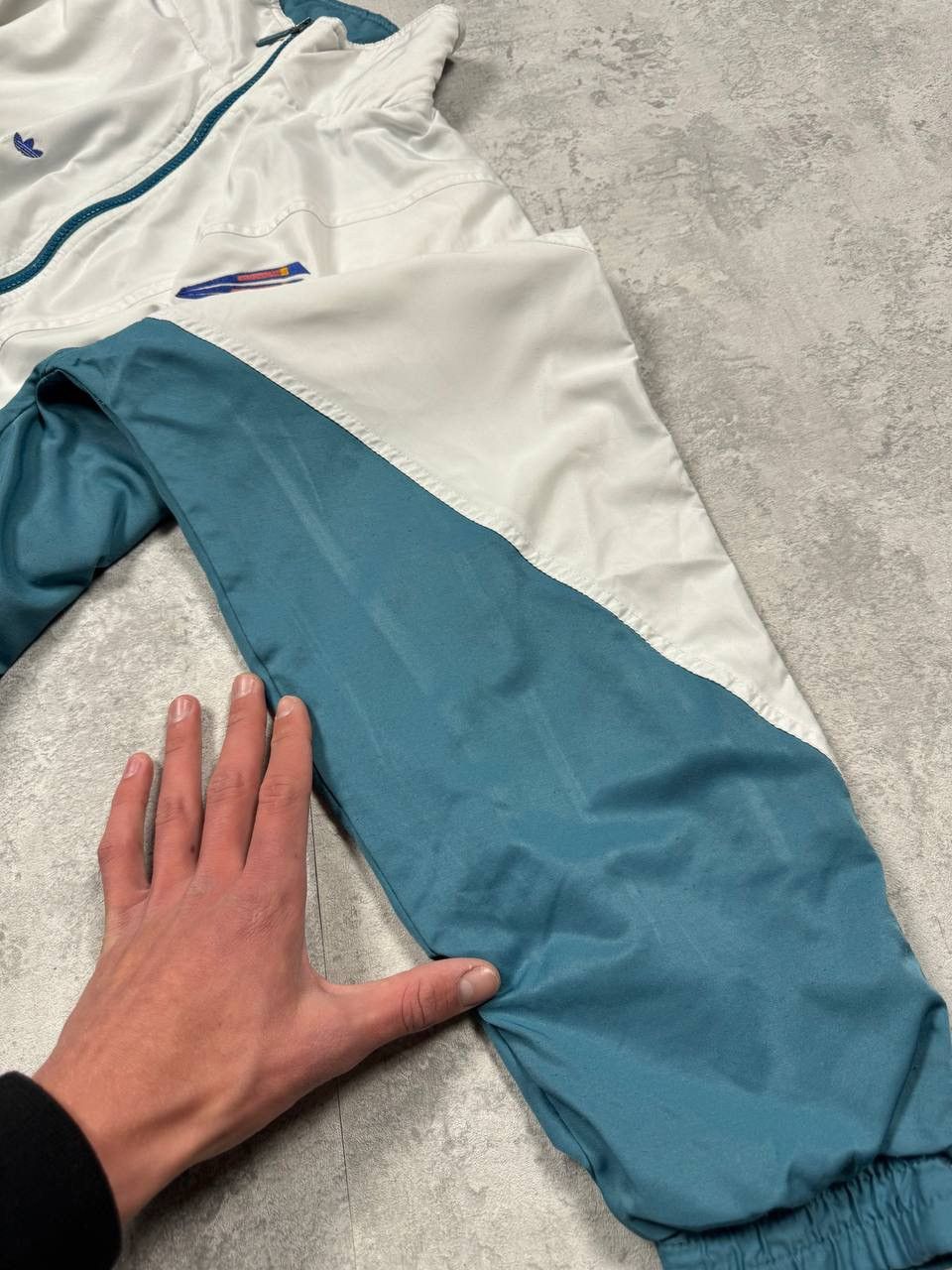 Adidas Vintage 90s ADIDAS Stefan Edberg Track Jacket Full Zip Size US L / EU 52-54 / 3 - 14 Thumbnail
