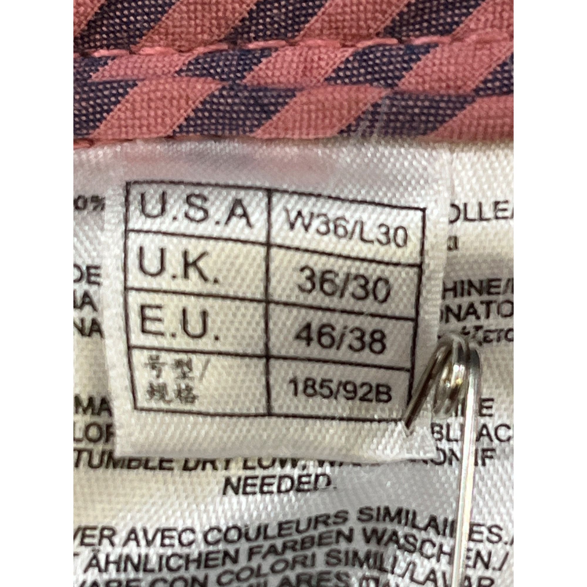 Brooks Brothers Brooks Brothers Men's Pink Chino Pants/Flat Front 36x30 SKU Size US 36 / EU 52 - 5 Thumbnail