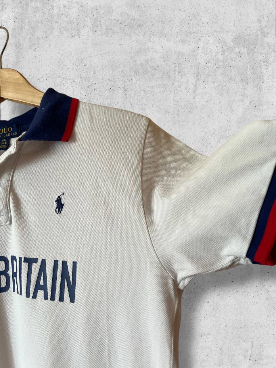 Polo Ralph Lauren Polo RL Ralph Lauren Great Britain GBR polo t shirt vintage Size US S / EU 44-46 / 1 - 9 Thumbnail