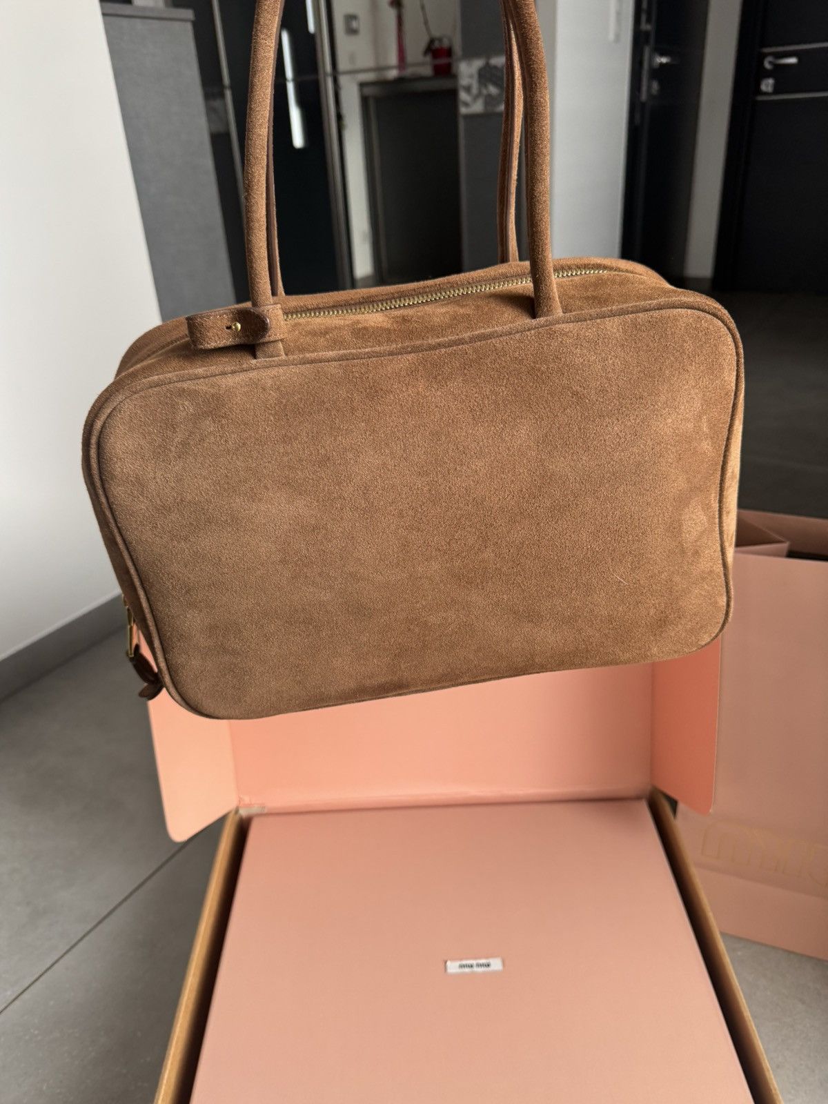 Miu Miu Miu miu bag « beau » brown, as new. Size ONE SIZE - 4 Thumbnail