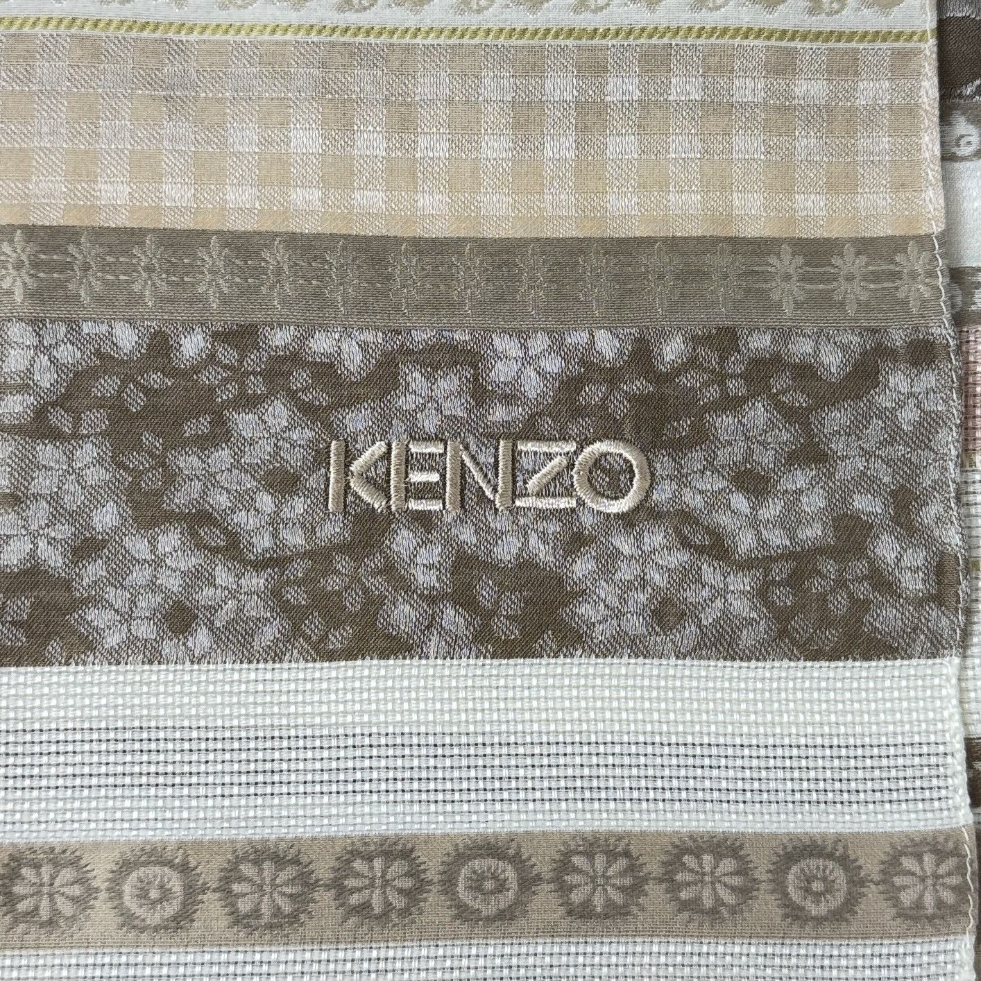 Kenzo Kenzo Silk Print Scarf 68x176 Size ONE SIZE - 3 Thumbnail