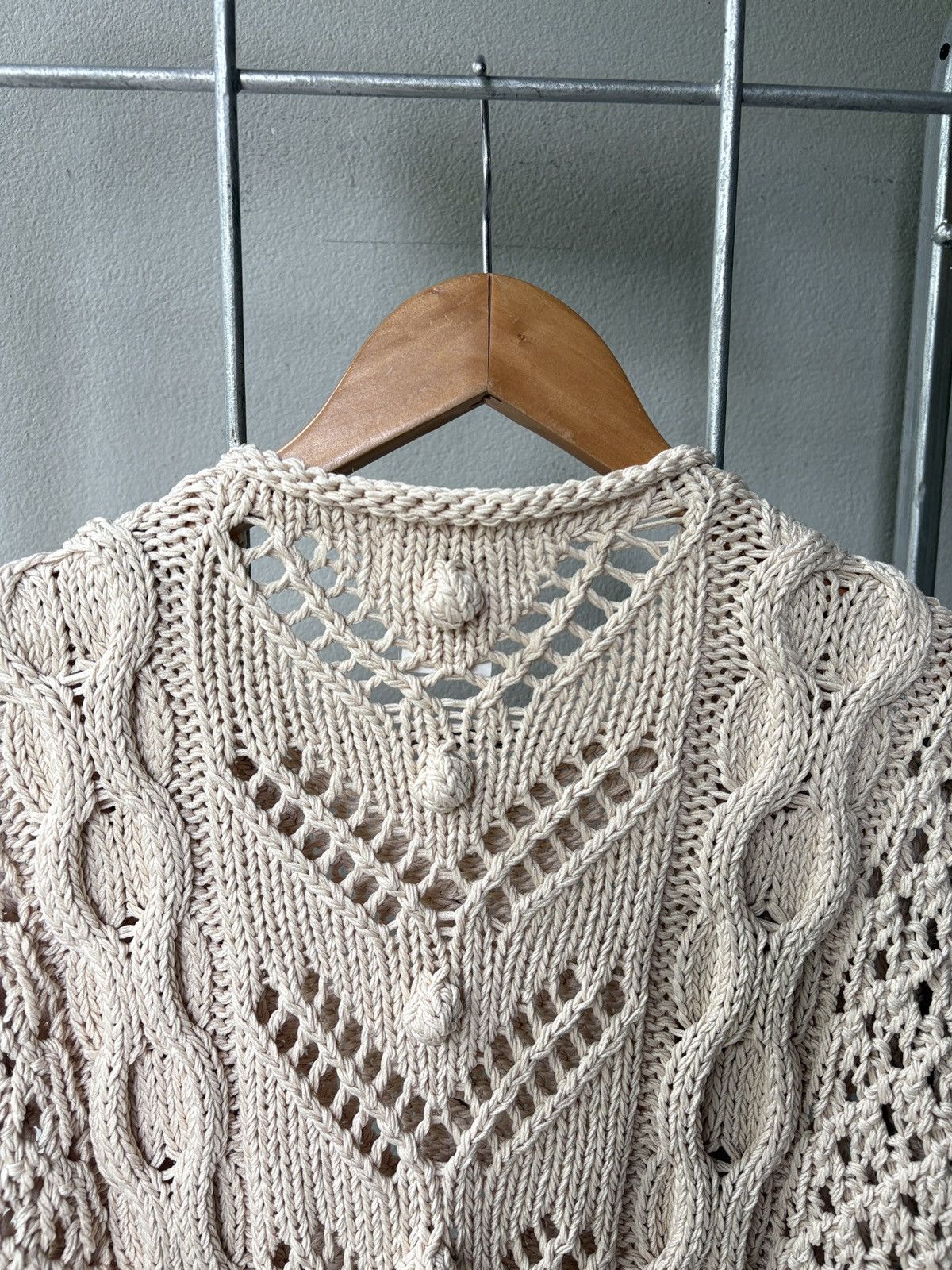 Yohji Yamamoto Yohji Yamamoto AW04 knitted blouse Size ONE SIZE - 10 Thumbnail