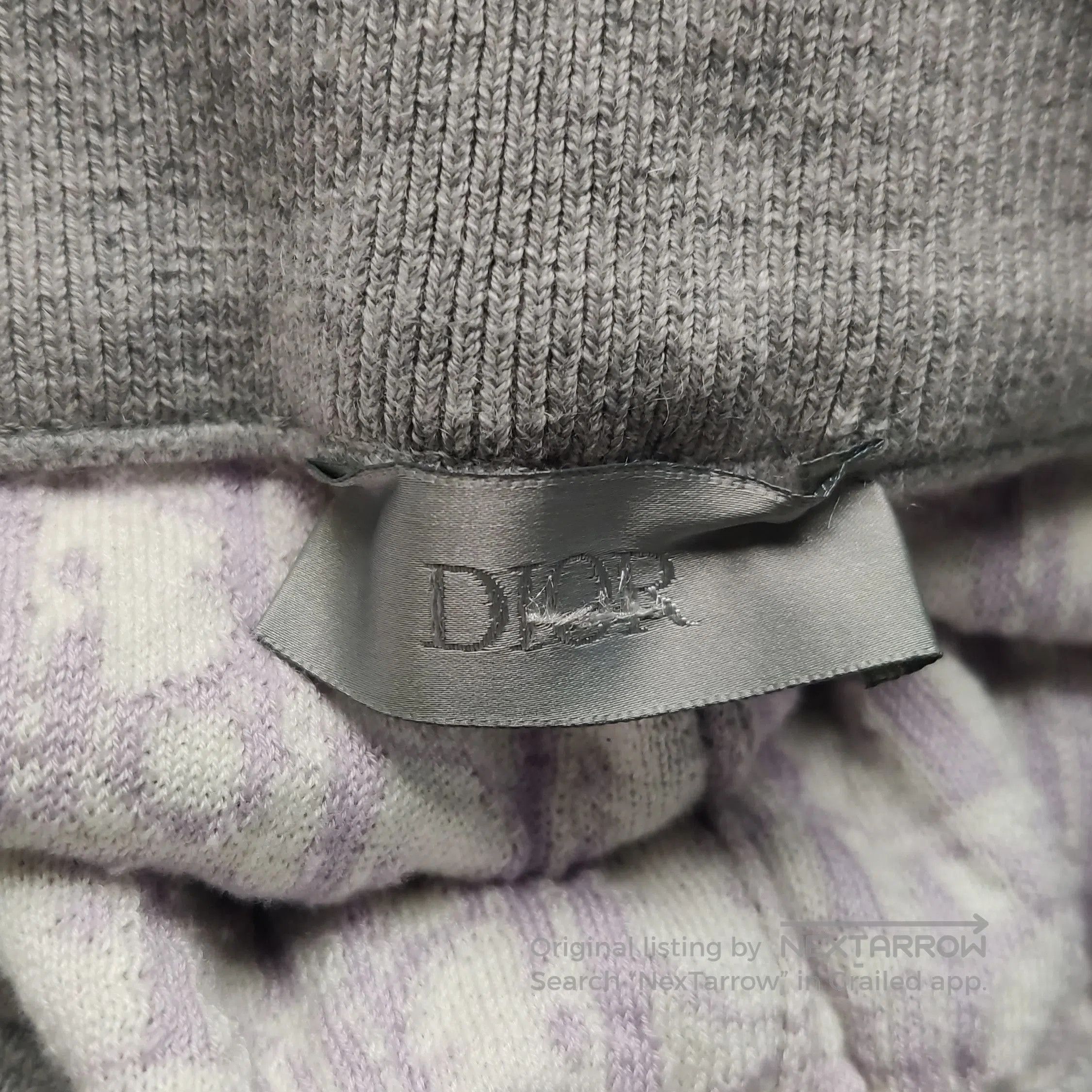 Celine Dior Gray Cotton Sweatpants XL. Size US 40 / EU 56 - 5 Thumbnail