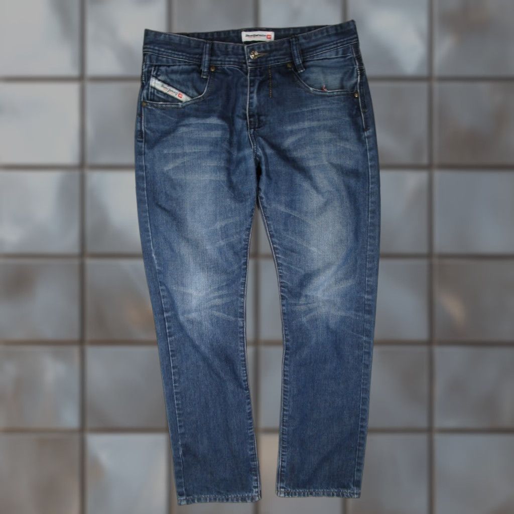VINTAGE Diesel Jeans Mens 32 Blue Mid Rise Denim Regular Fit 5-Pocket Straight Classic