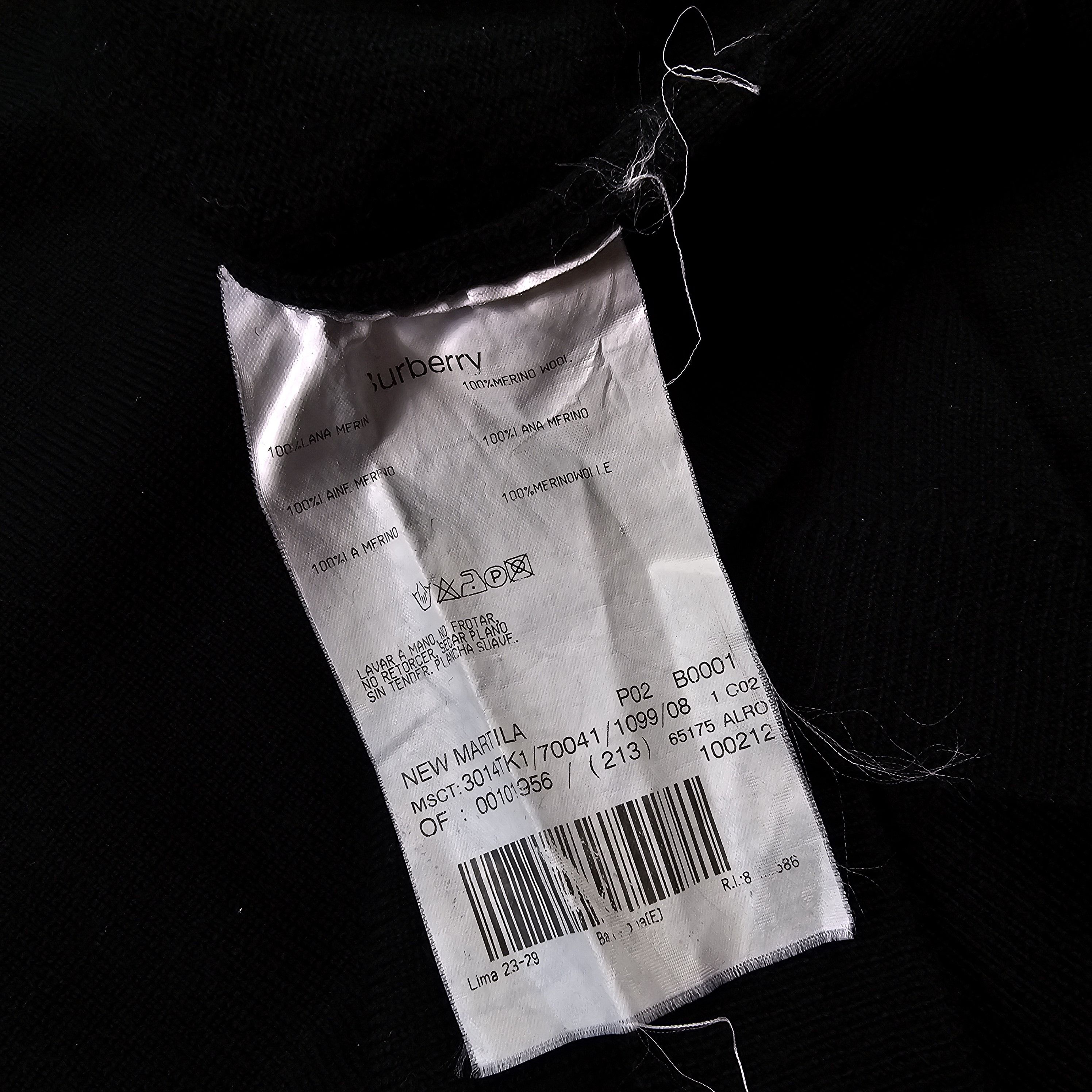 Burberry × Japanese Brand × Vintage BURBERRY LONDON MERINO WOOL VINTAGE JUMPER KNIT XL Size US XL / EU 56 / 4 - 5 Thumbnail