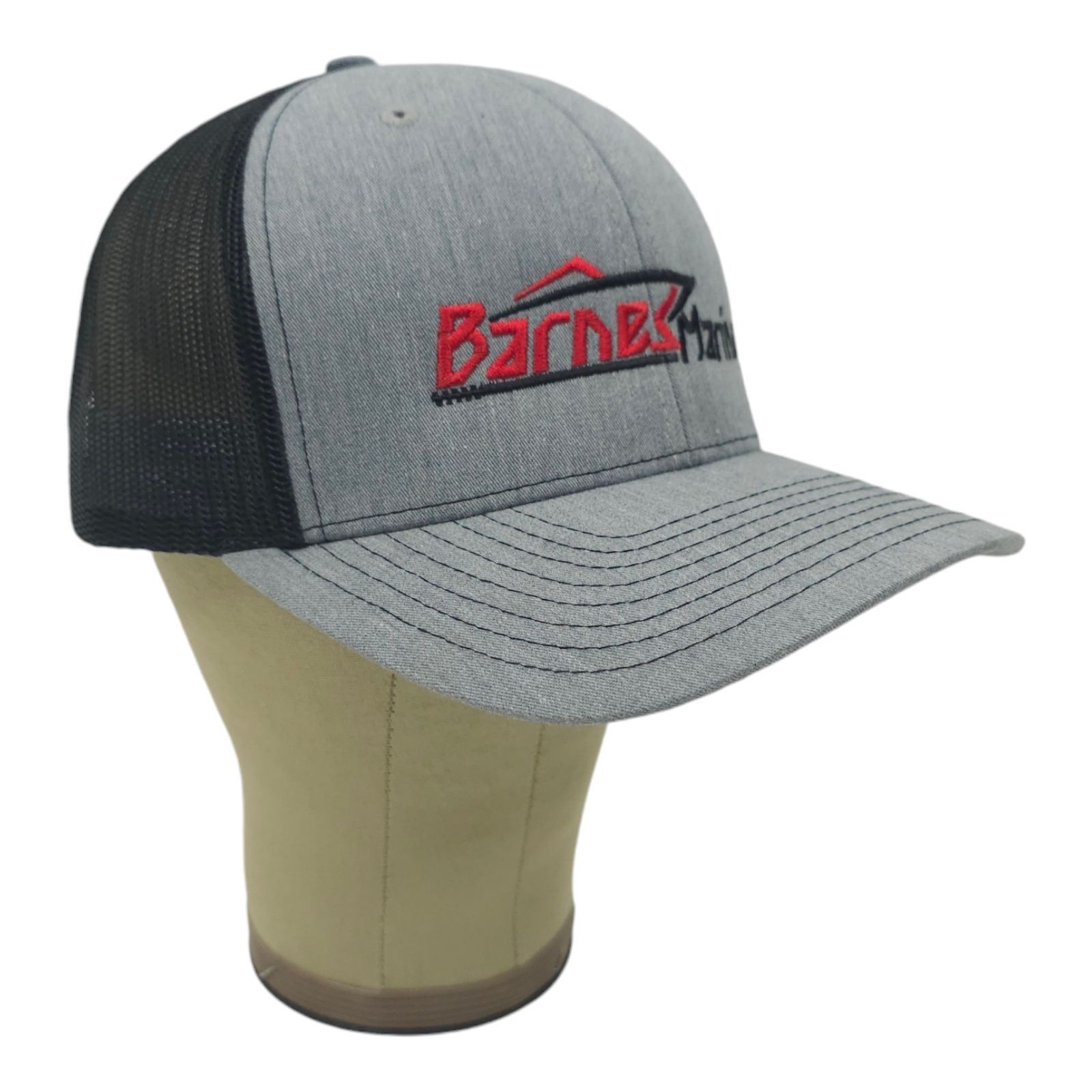 Richardson Barnes Marine Embroidered Logo Mesh Snapback Cap Boating Hat Size ONE SIZE - 3 Thumbnail