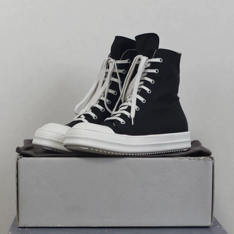 Rick Owens rick owens Classic large Converse board shoes with high top Size US 10 / EU 43 - 1 Thumbnail