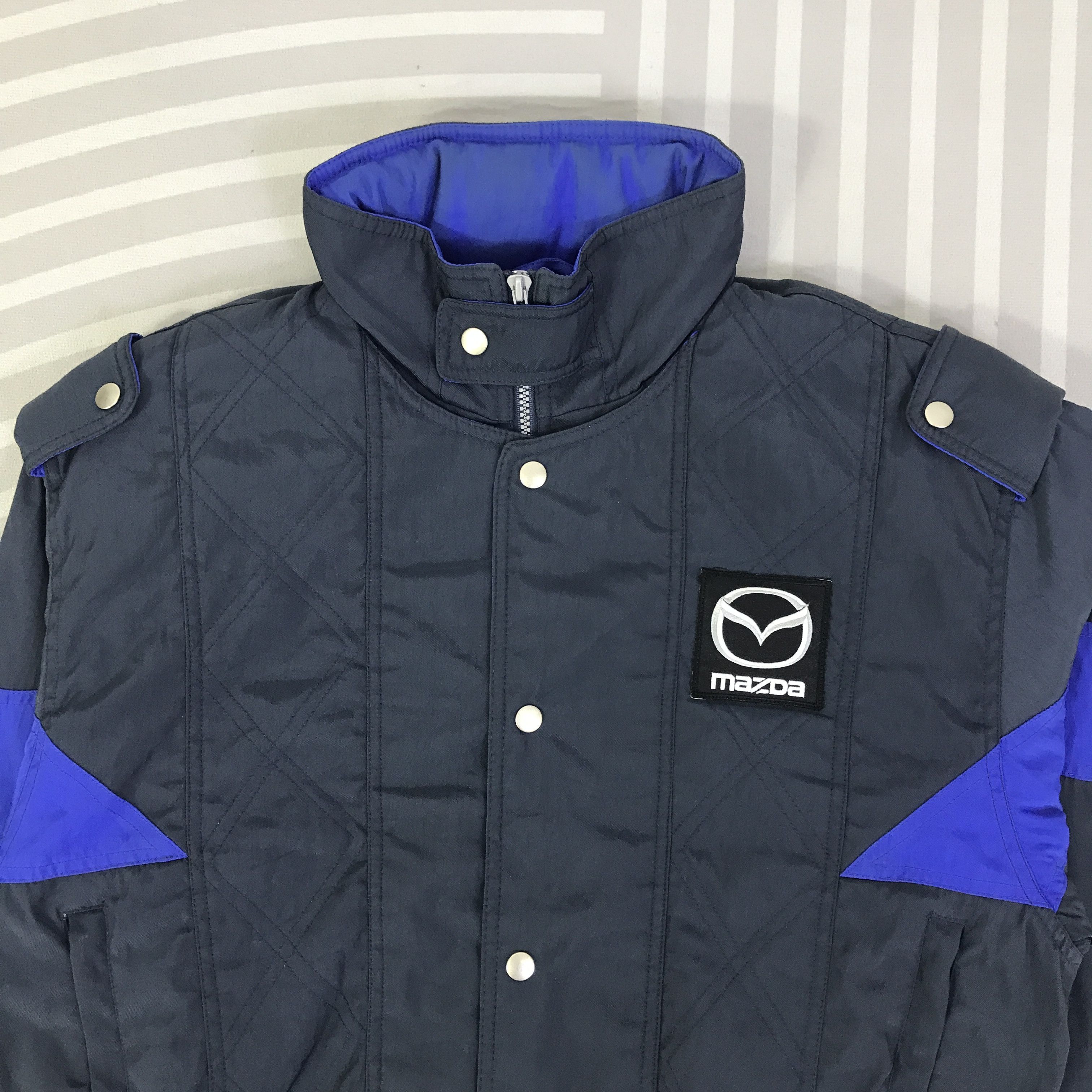 Japanese Brand Mazda Racing Ski Bomber design Jacket K94B8 Size US M / EU 48-50 / 2 - 2 Thumbnail