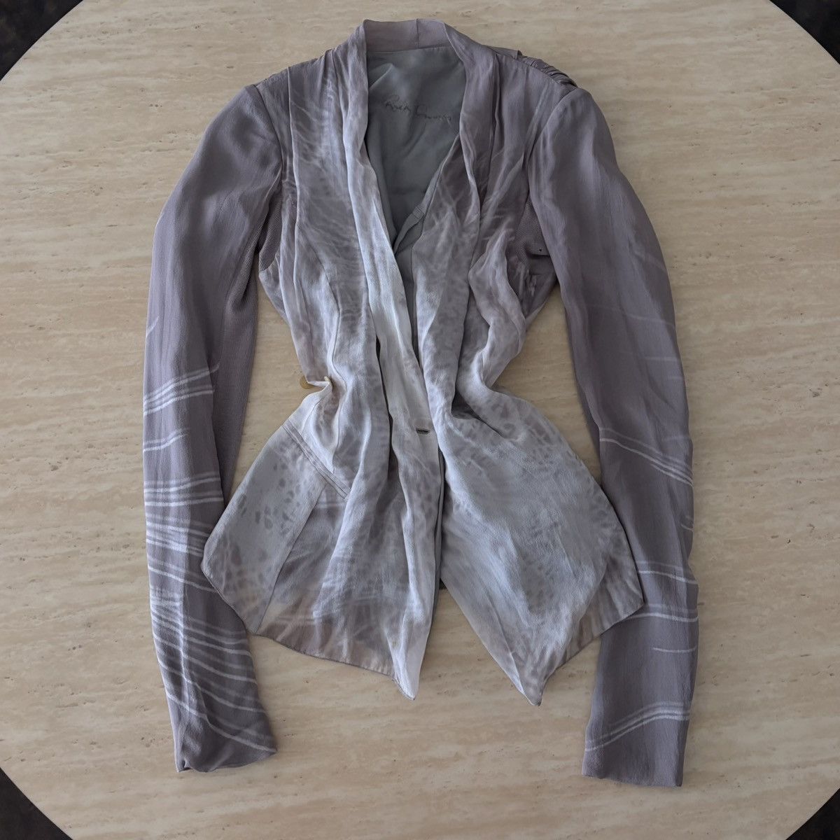 Rick Owens Rick Owens Silk Draped Wrap Blazer Jacket IT48 Made in Italy Size M / US 6-8 / IT 42-44 - 1 Thumbnail