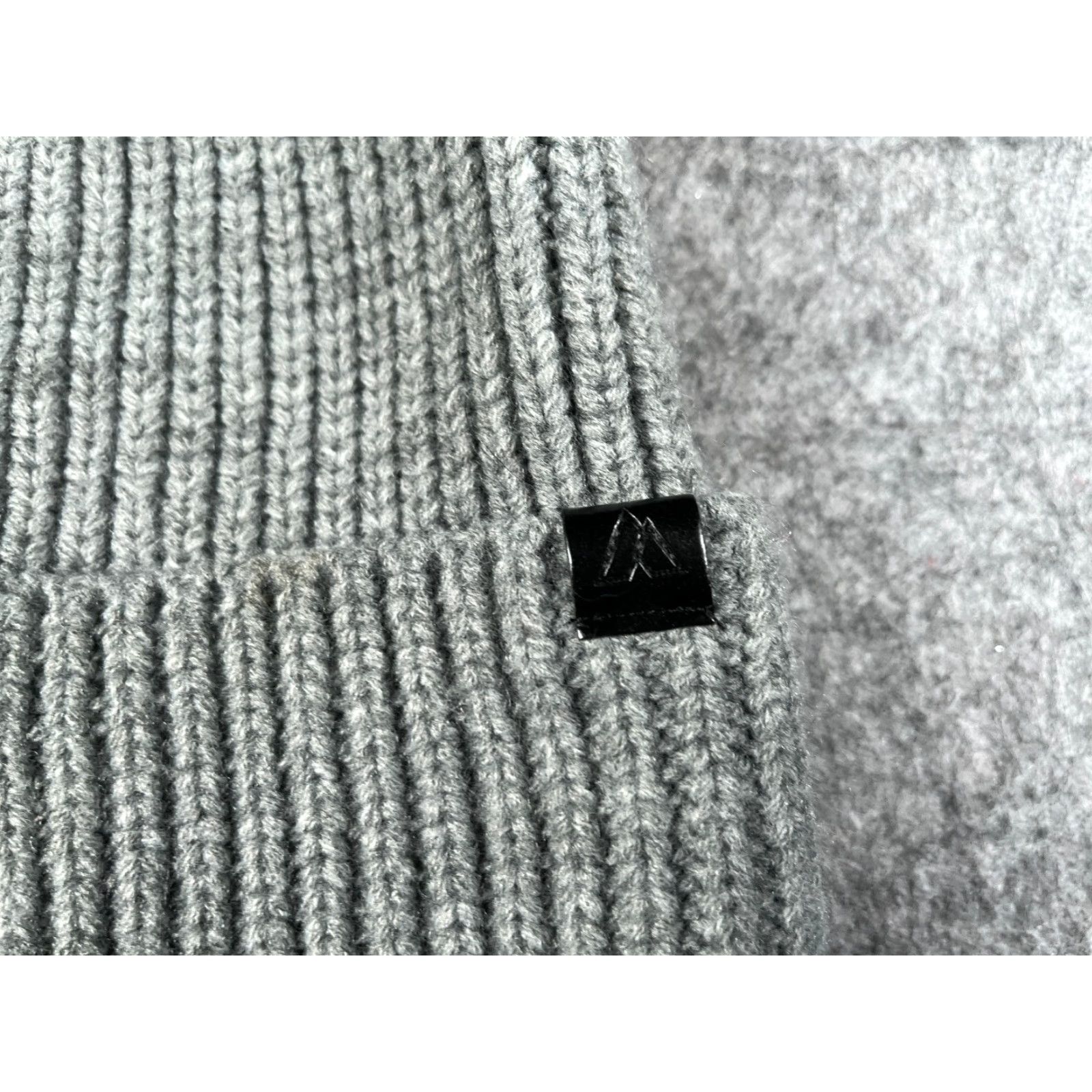 Vintage Dick's Sporting Goods Beanie Adult One Size Gray Knit 100% Acrylic Ski Hat/Cap Unisex Adults Beanie Gray Knit Winter Outdoor Ski Mens Women Size ONE SIZE - 2 Thumbnail