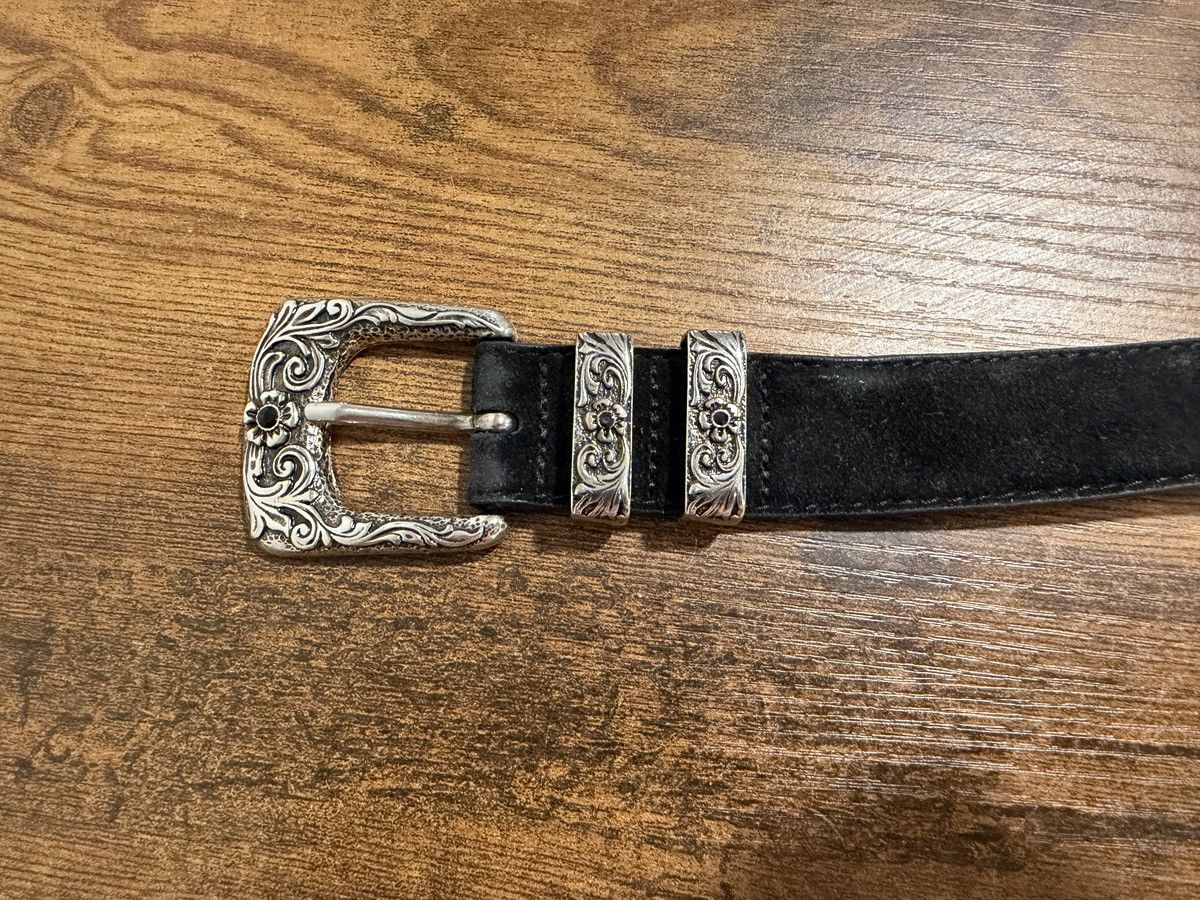 Amiri Amiri Engraved Suede Belt Size 30 - 3 Thumbnail