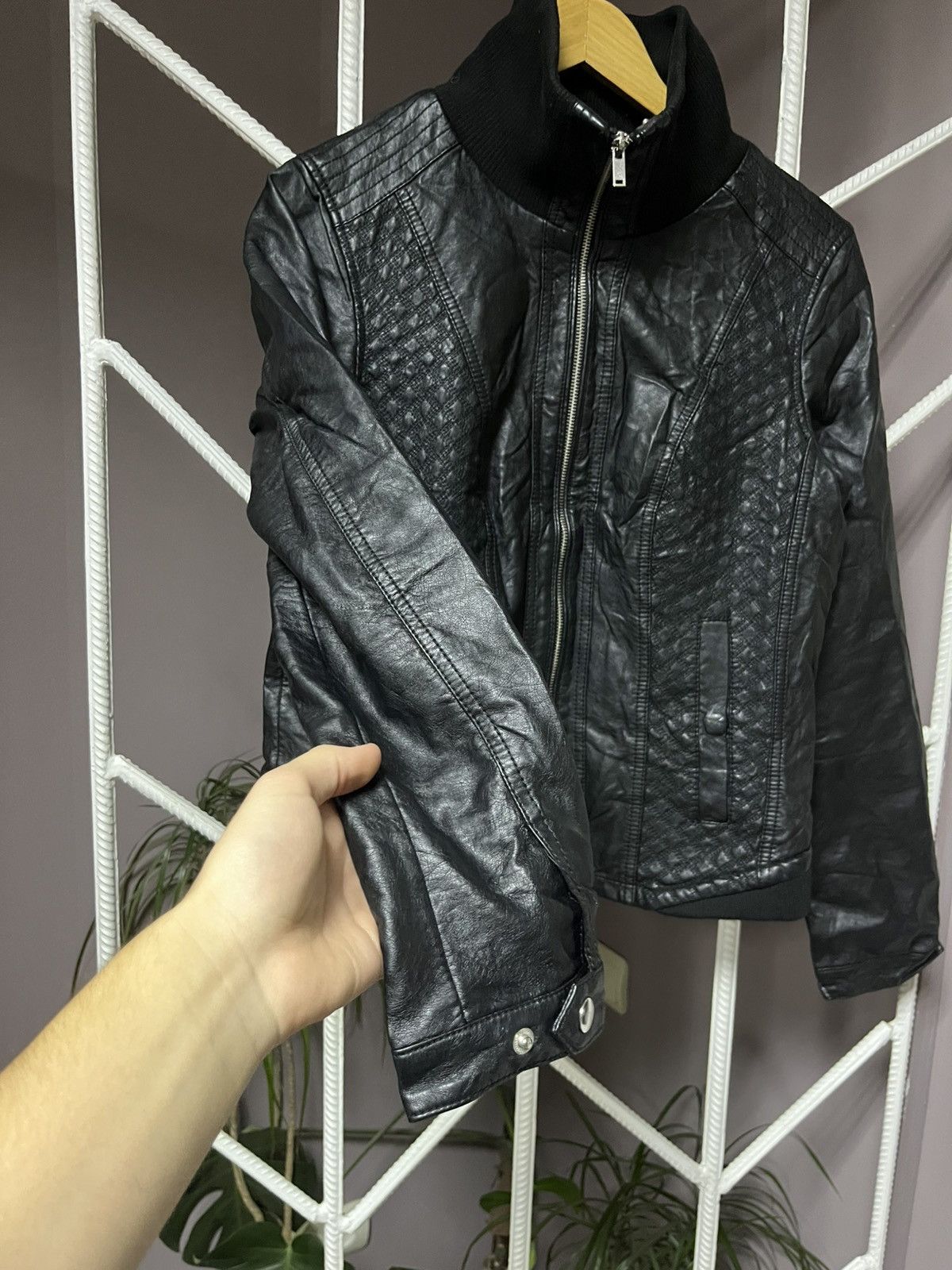 Hysteric Glamour Vintage Y2K Leather Jacket Hysteric Glamour Rick Owens Style Size M / US 6-8 / IT 42-44 - 2 Thumbnail