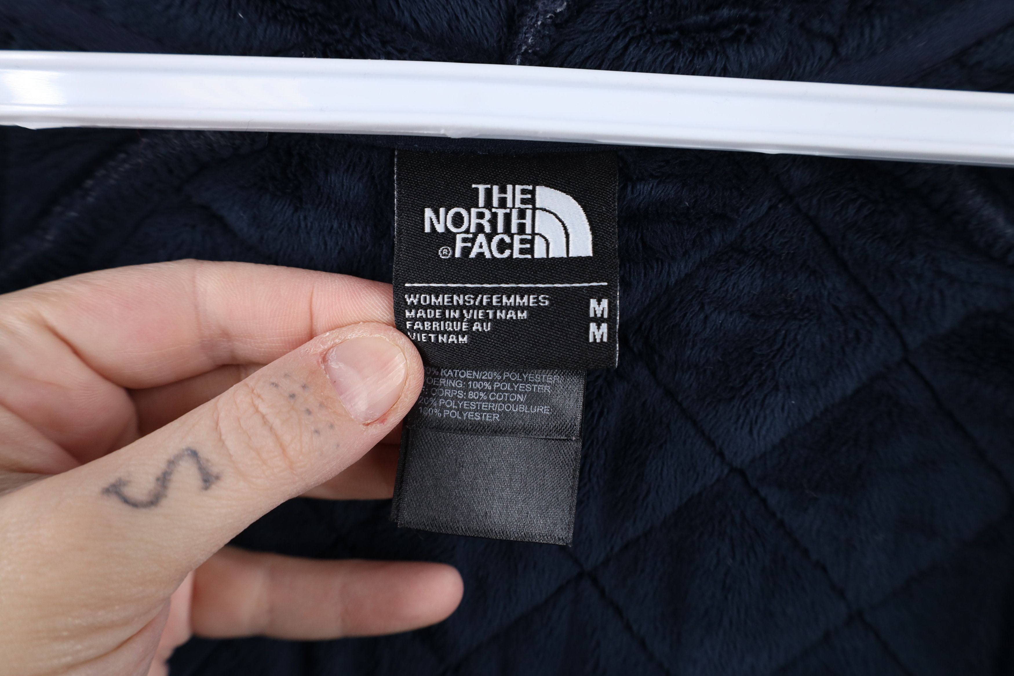 The North Face × Vintage The North Face Spell Fleece Lined Quilted Sweatshirt Jacket Size M / US 6-8 / IT 42-44 - 10 Thumbnail