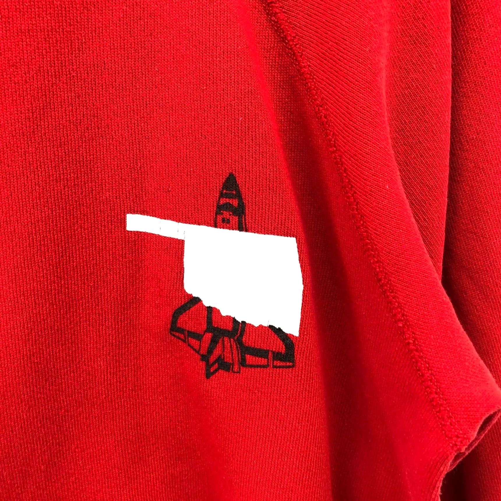 Hanes VTG Hanes Red Crewneck Pullover Sweatshirt Men Sz M Crew Neck Cotton Blend Logo Rocketeer Space Retro 90s Size US M / EU 48-50 / 2 - 7 Thumbnail