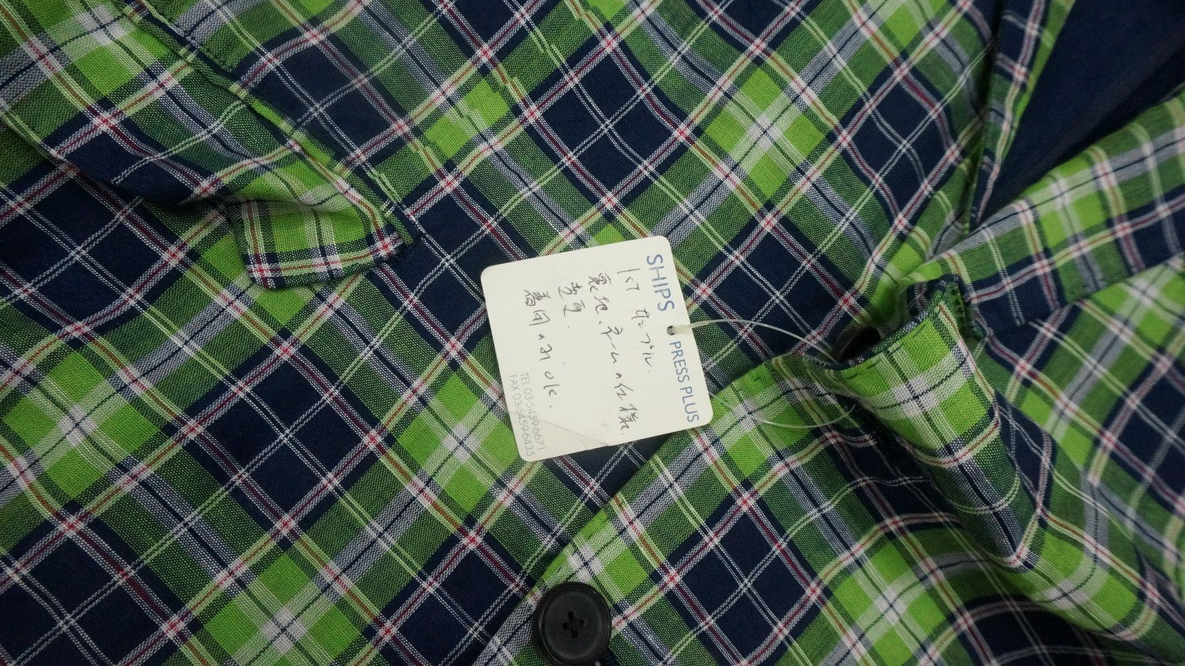 Japanese Brand Rare SHIPS Japan Tartan Light Blazer Production Sample Size 46R - 8 Thumbnail