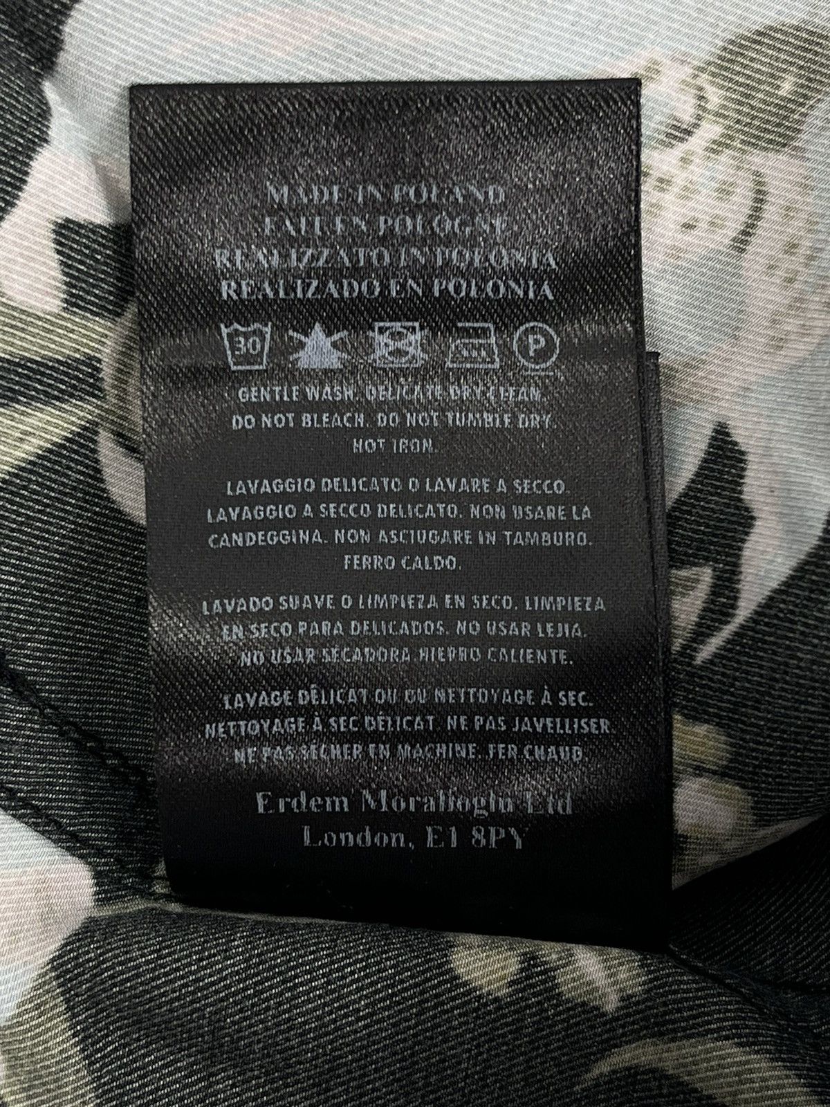 Erdem FLOWER PRINT PIJAMA SHIRT Size US XL / EU 56 / 4 - 8 Thumbnail
