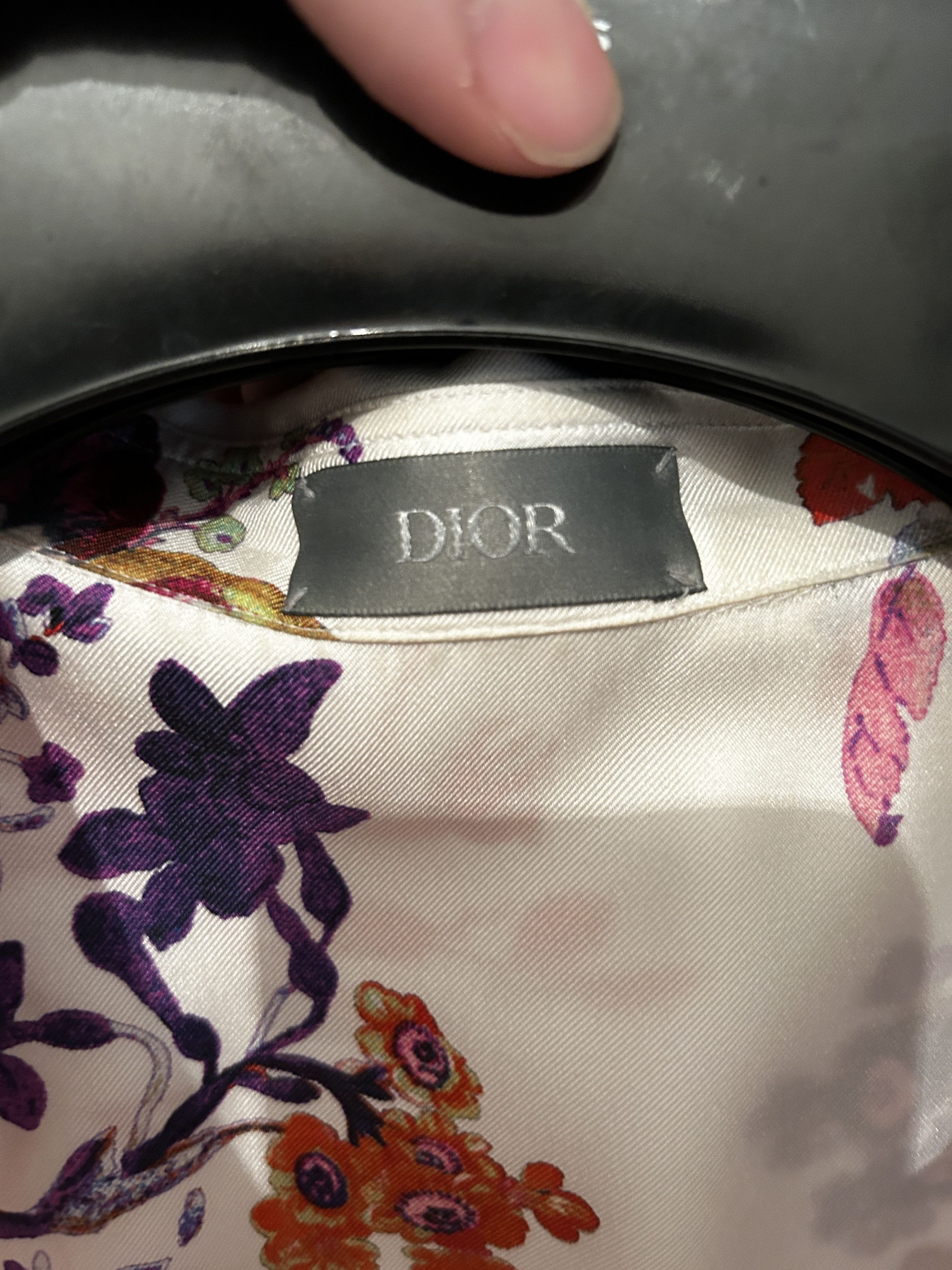 Dior SS19 Floral Kaws Shirt Size US S / EU 44-46 / 1 - 3 Thumbnail