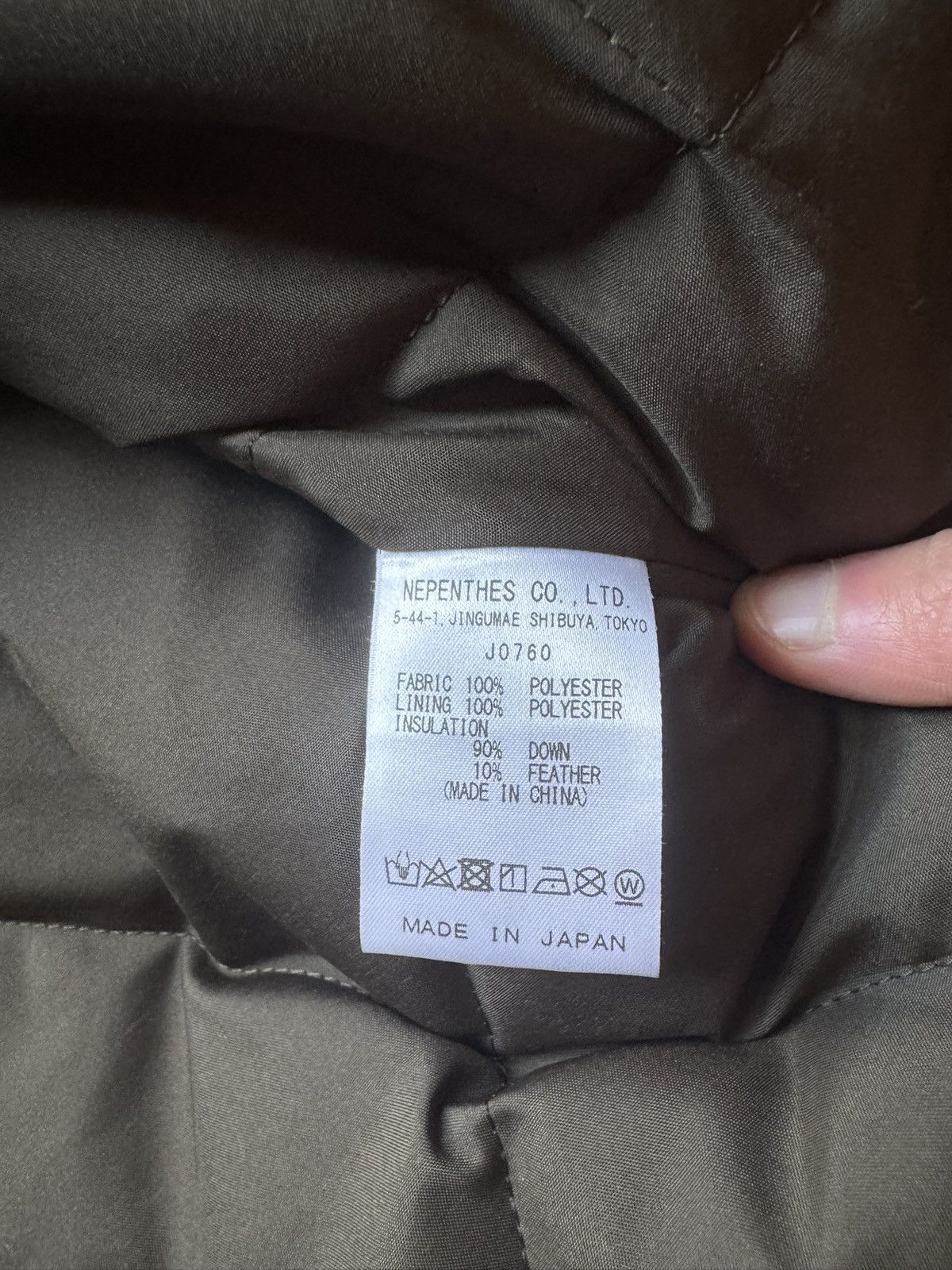 South2 West8 Olivr Down Ripstop Jacket Size US S / EU 44-46 / 1 - 6 Thumbnail