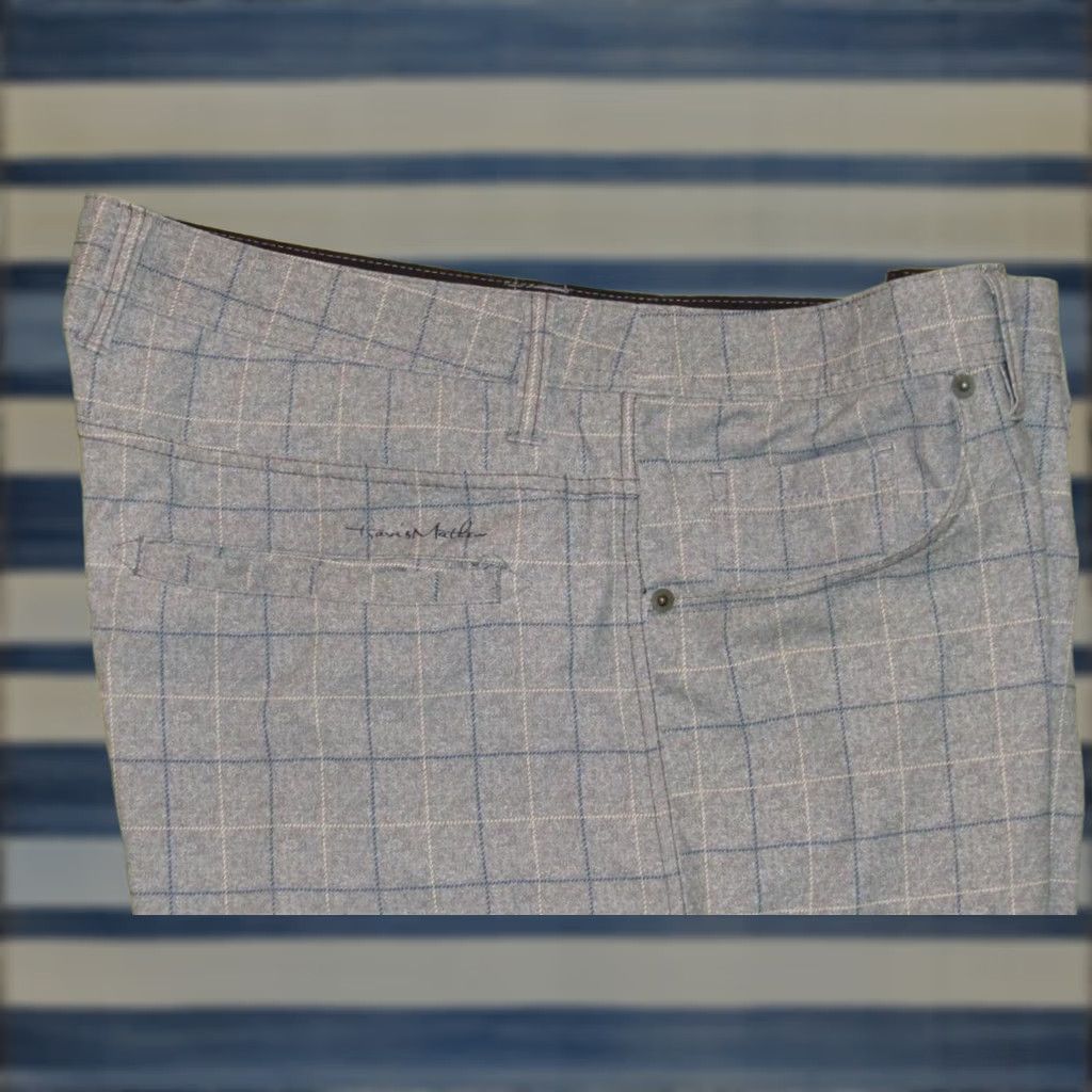 TravisMathew TRAVIS MATHEW Grey Plaid 10" Golf Shorts 34 Men Size US 34 / EU 50 - 1 Thumbnail