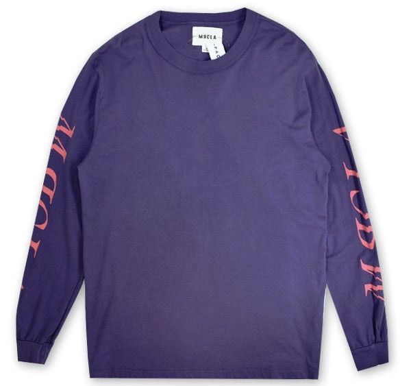 Pacsun Mr. Completely MRCLA Purple Long Sleeve Graphic Shirt Size US M / EU 48-50 / 2 - 2 Thumbnail