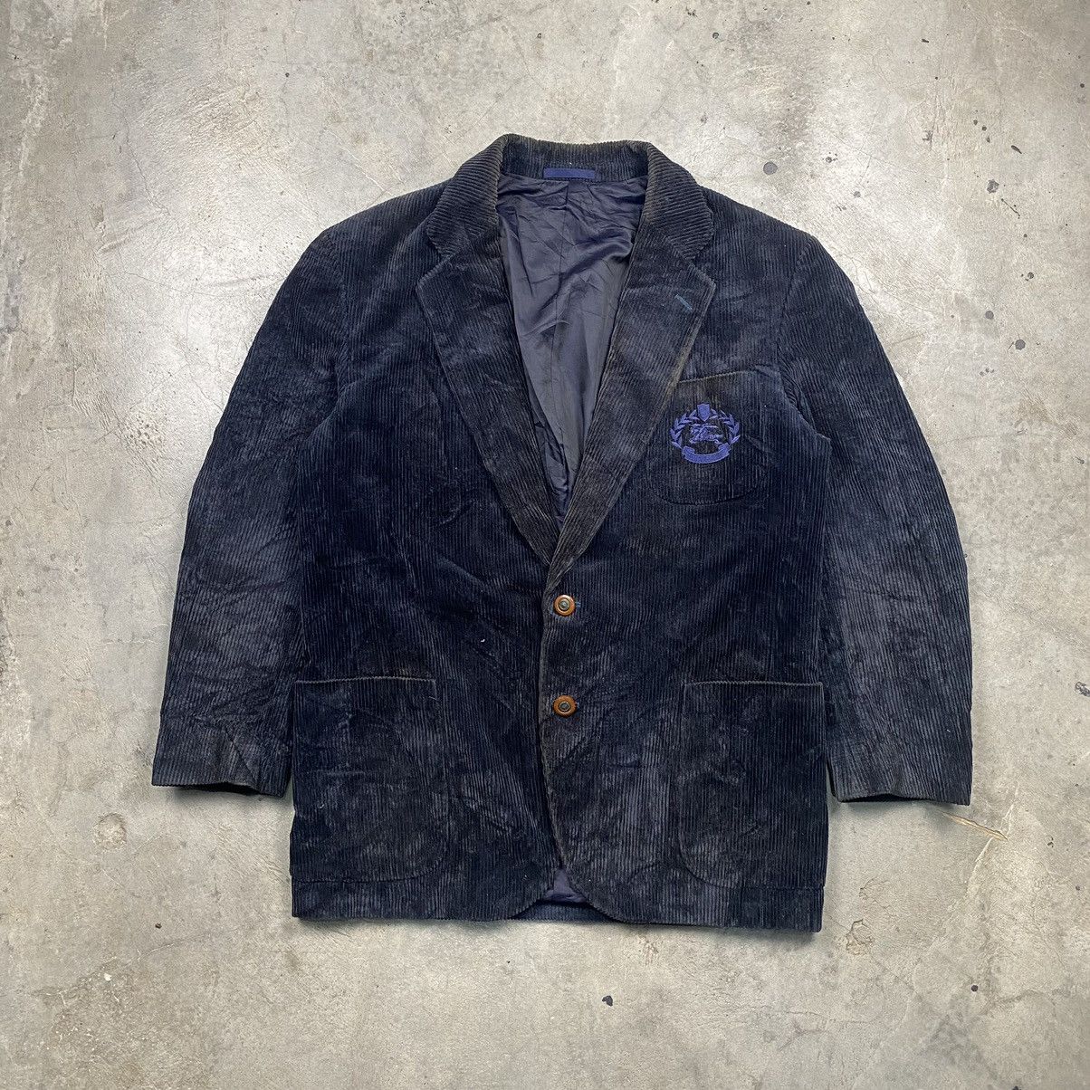 Burberry × Burberry Prorsum Vintage Burberrys’ Velvet Blazer Jacket Size US L / EU 52-54 / 3 - 1 Thumbnail
