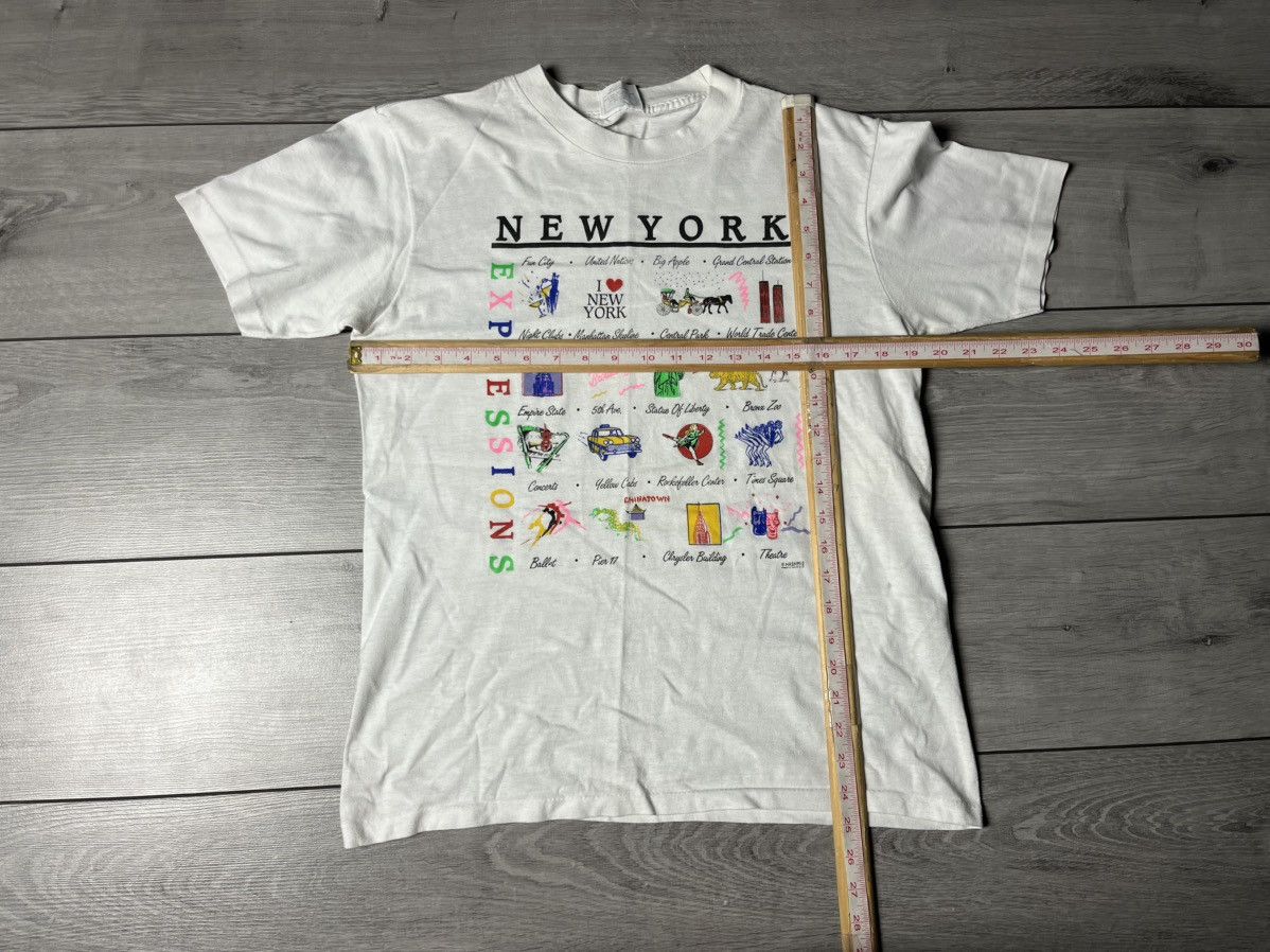 Vintage Vintage New York Expression Landmark Graphic T-Shirt Large Size US L / EU 52-54 / 3 - 6 Thumbnail