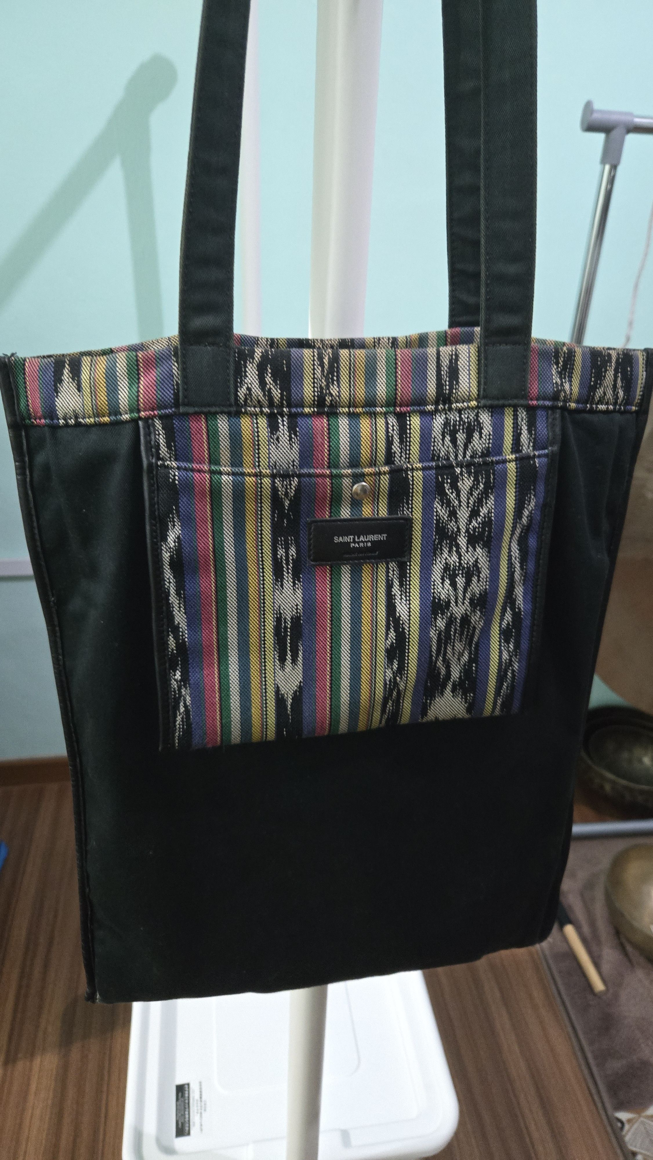 Saint Laurent Paris Ikat Flat Shopper Size ONE SIZE - 5 Thumbnail