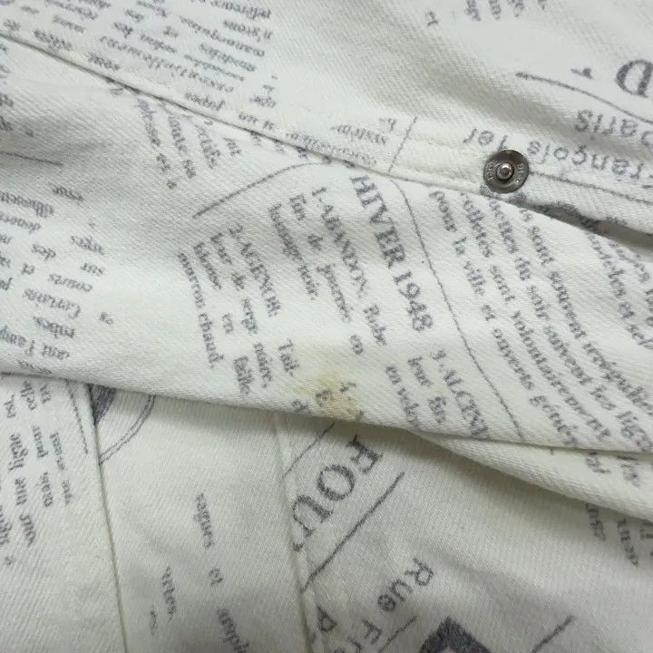 Dior Dior Dior Newspaper Print Long Sleeve Jacket 0079-2507 Size US S / EU 44-46 / 1 - 8 Thumbnail