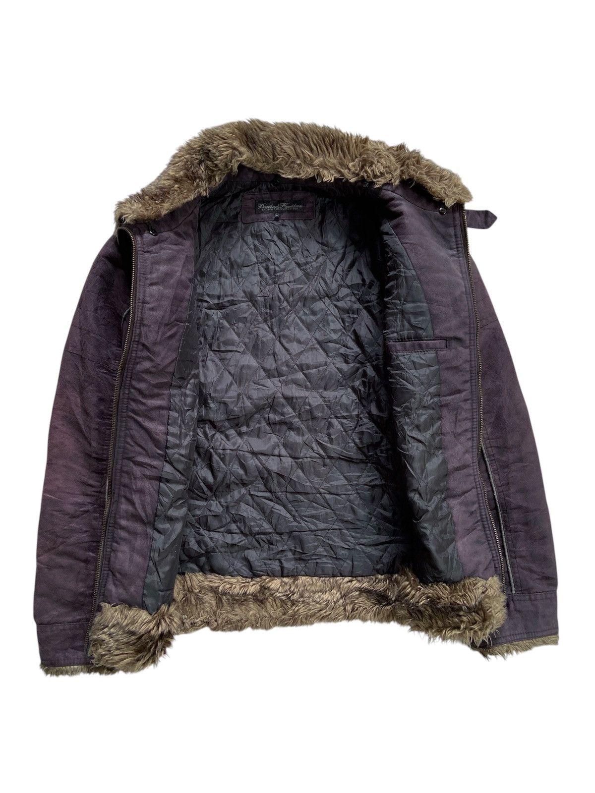 Japanese Brand JAPANESE BAREBACK FAUX FUR BLACK WASHED JACKET Size US M / EU 48-50 / 2 - 16 Thumbnail