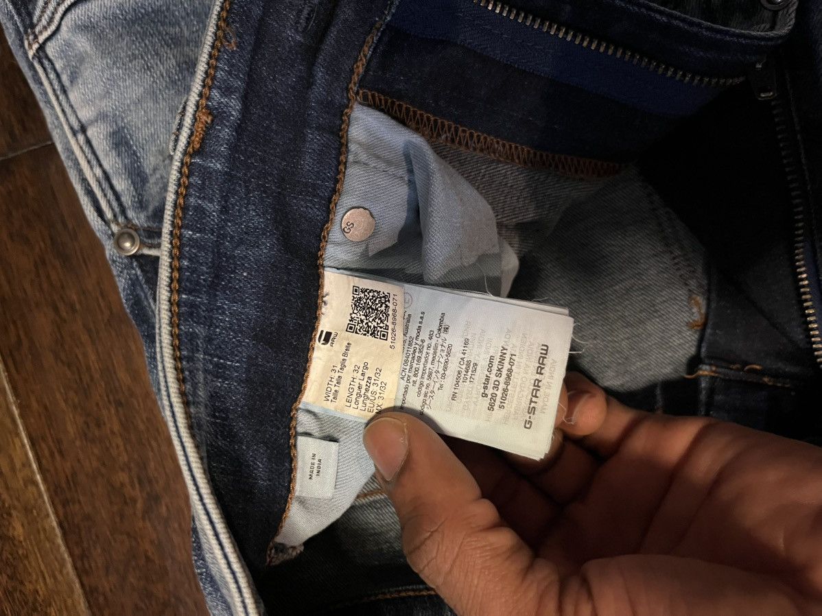 G-Star G-Star RAW 5620 3D Skinny Jeans Size US 32 / EU 48 - 3 Thumbnail