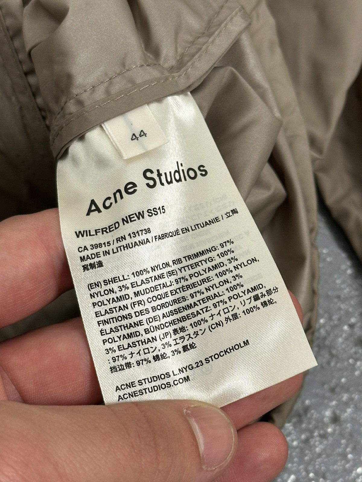 Acne Studios Acne Studios Nylon Hooded Windbreaker Size US S / EU 44-46 / 1 - 10 Thumbnail