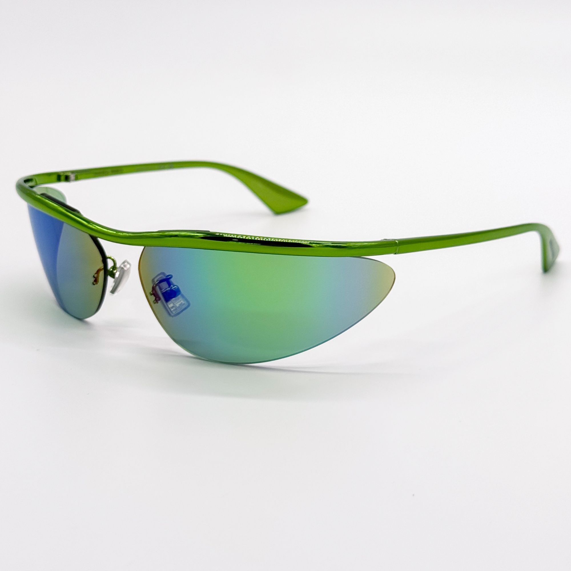 Bottega Veneta NEW BOTTEGA VENETA SUNGLASSES BV1174S 003 GREEN/GREEN UNISEX Size ONE SIZE - 2 Thumbnail