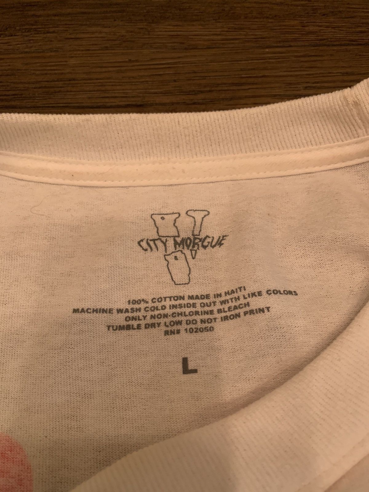 Vlone VLONE x City Morgue Tee Size US L / EU 52-54 / 3 - 7 Thumbnail