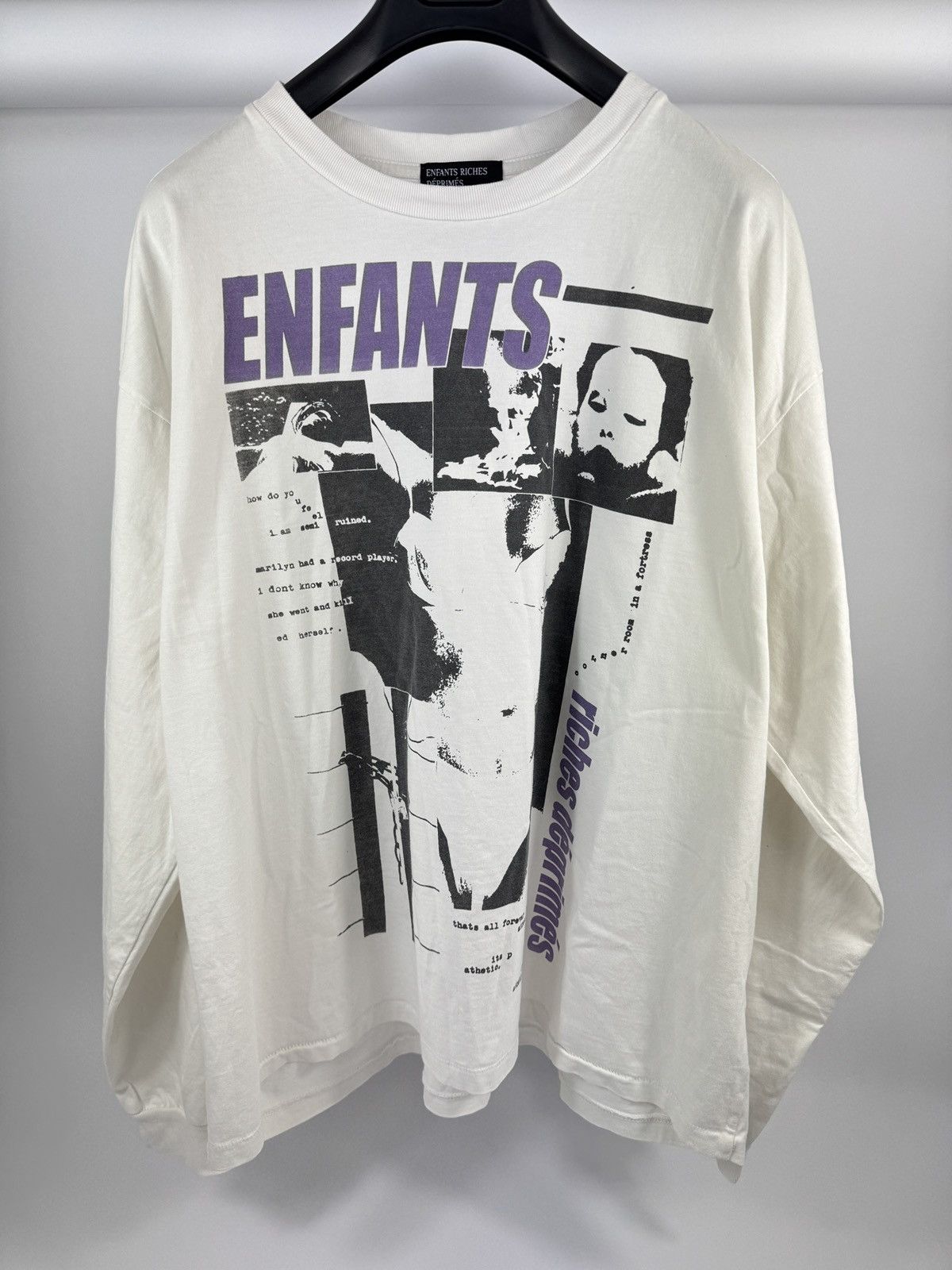 Enfants Riches Deprimes LOGO PRINT OVERSIZED T-SHIRT Size US XL / EU 56 / 4 - 1 Thumbnail