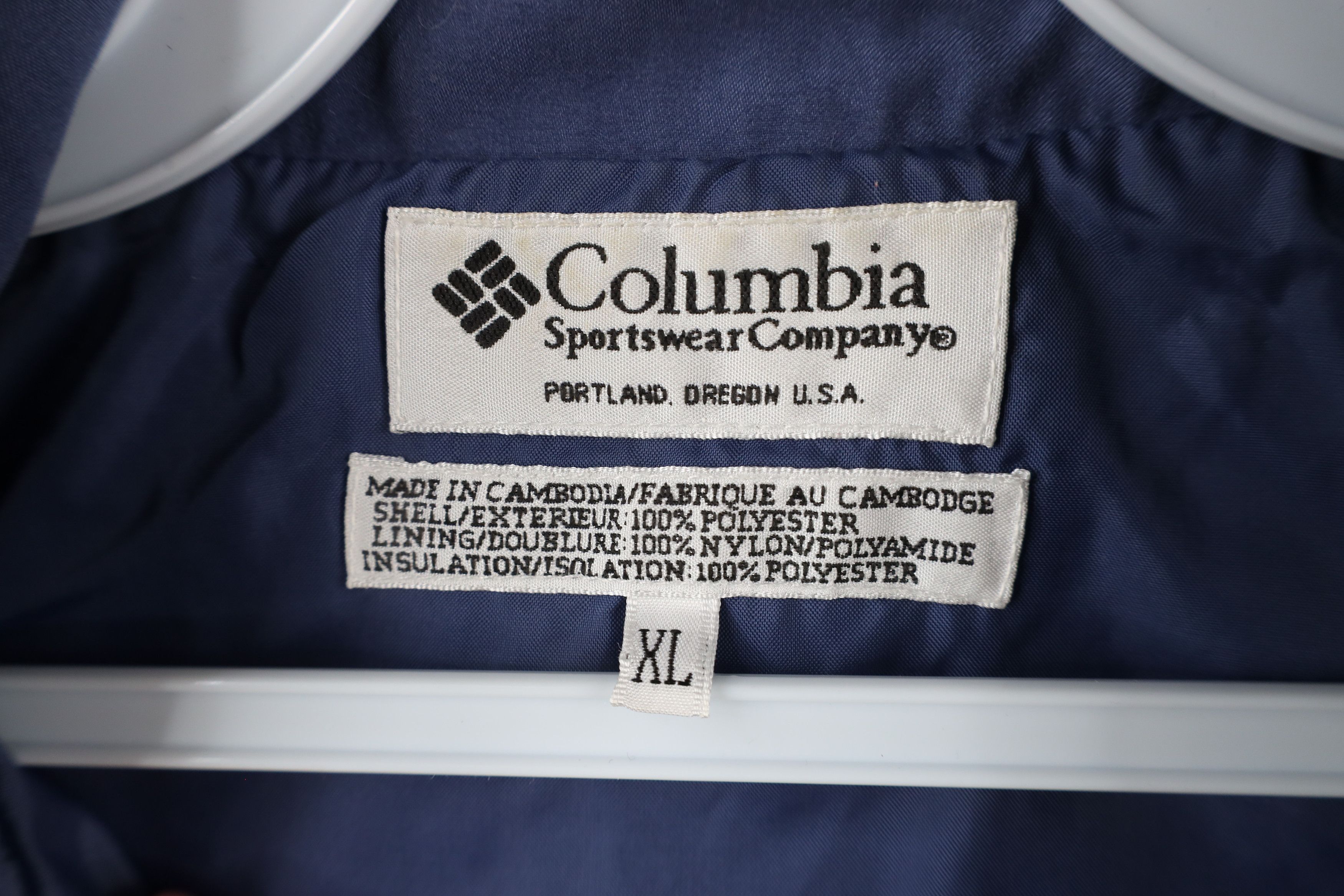 Columbia × Vintage Vintage 90s Columbia Blank Microfiber Full Zip Vest Jacket Size XL / US 12-14 / IT 48-50 - 7 Thumbnail