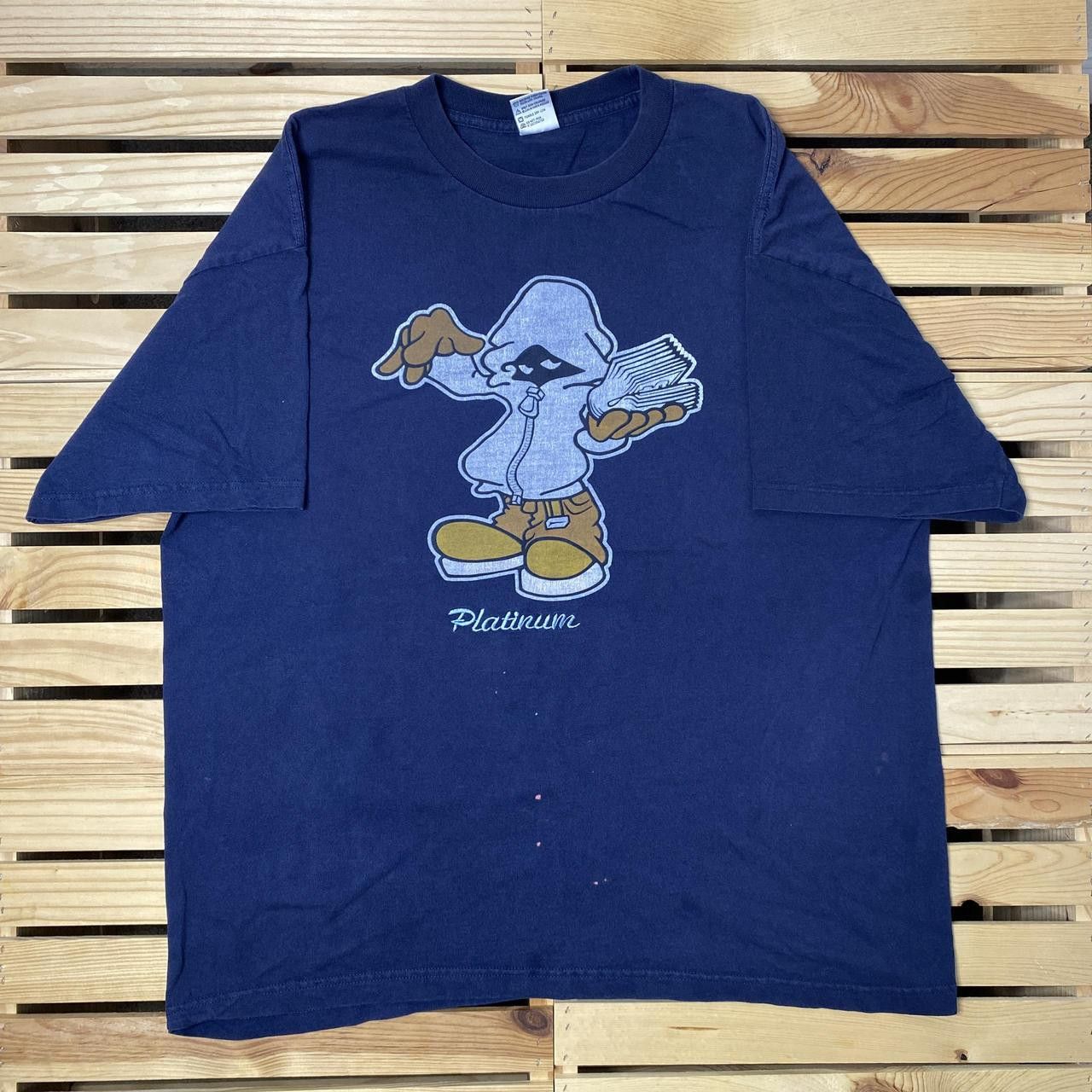 Other Vintage Shadow Boy Navy Blue FUBU-Style Hip Hop Tee Size 2XL Size US XXL / EU 58 / 5 - 1 Thumbnail