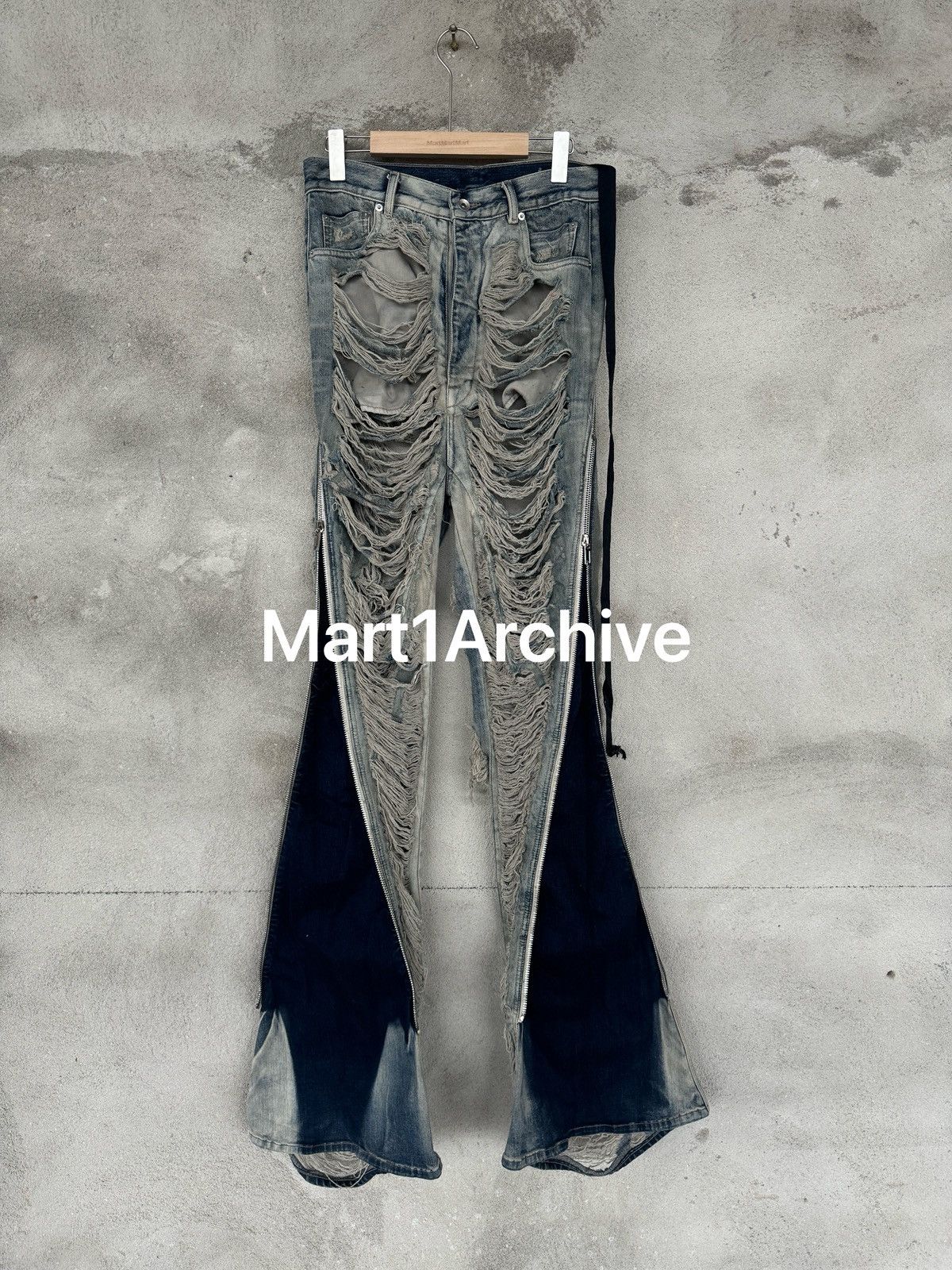 Rick Owens Rick Owens 24SS Drkshdw Ripped Banana Zip pants Size US 30 / EU 46 - 2 Thumbnail