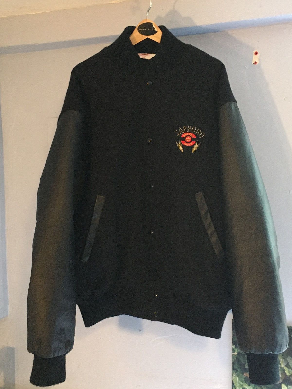 Vintage Vintage Sapporo Letterman Size US XL / EU 56 / 4 - 1 Thumbnail