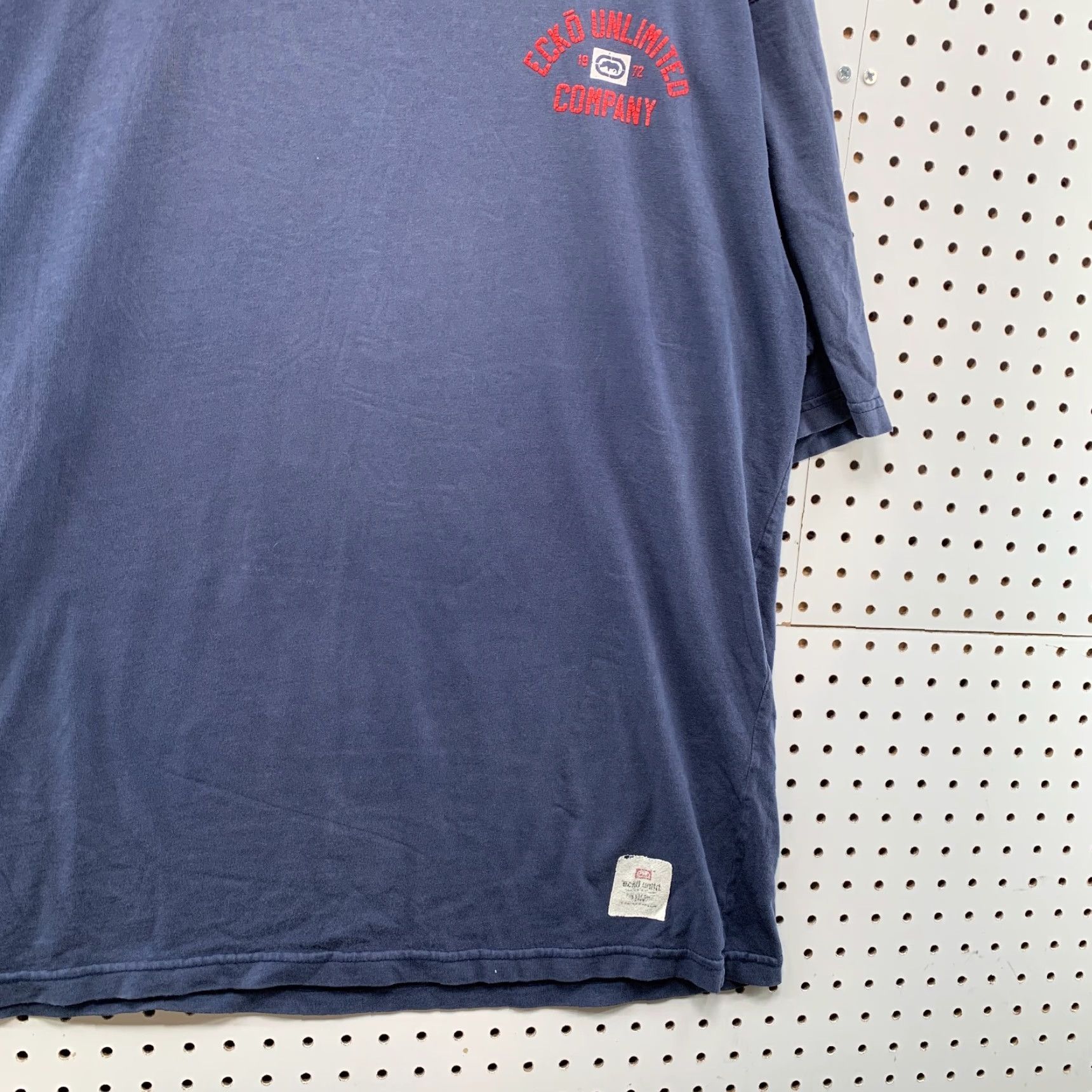 Ecko Unltd. VINTAGE Ecko Shirt Mens 2XL T-Shirt Blue Rhino Logo Short Sleeve Hip Hop Size US XXL / EU 58 / 5 - 4 Thumbnail