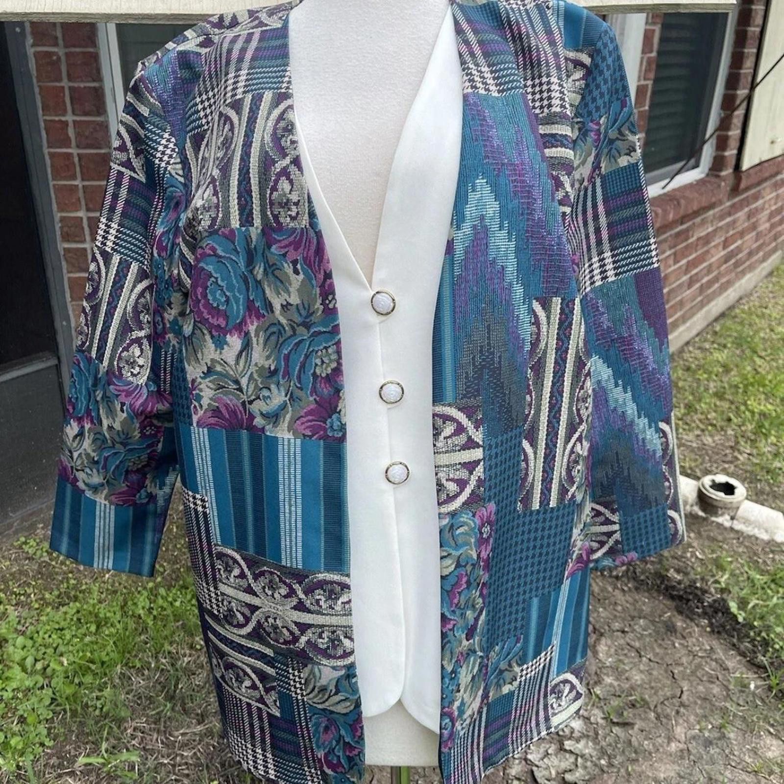 Other Vintage 1980s Good Times Blouse /top Size Large /Xlarge Size XL / US 12-14 / IT 48-50 - 1 Thumbnail