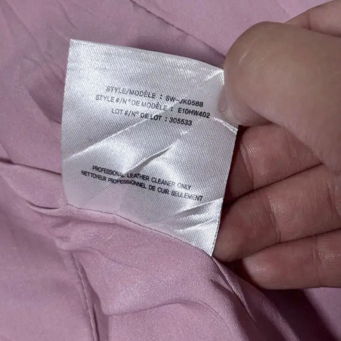 Helmut Lang Helmut Lang Lambskin Pink Leather Bomber Jacket Size S / US 4 / IT 40 - 9 Thumbnail