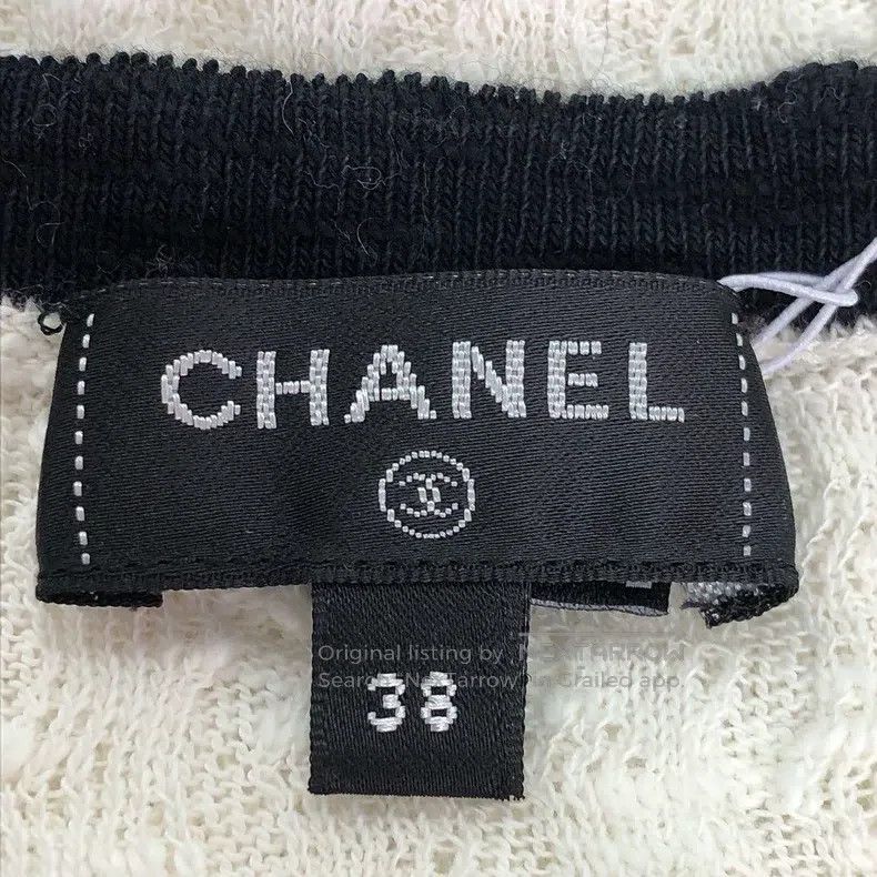 Chanel Chanel Black and white knitted sweater Size XS / US 0-2 / IT 36-38 - 5 Thumbnail