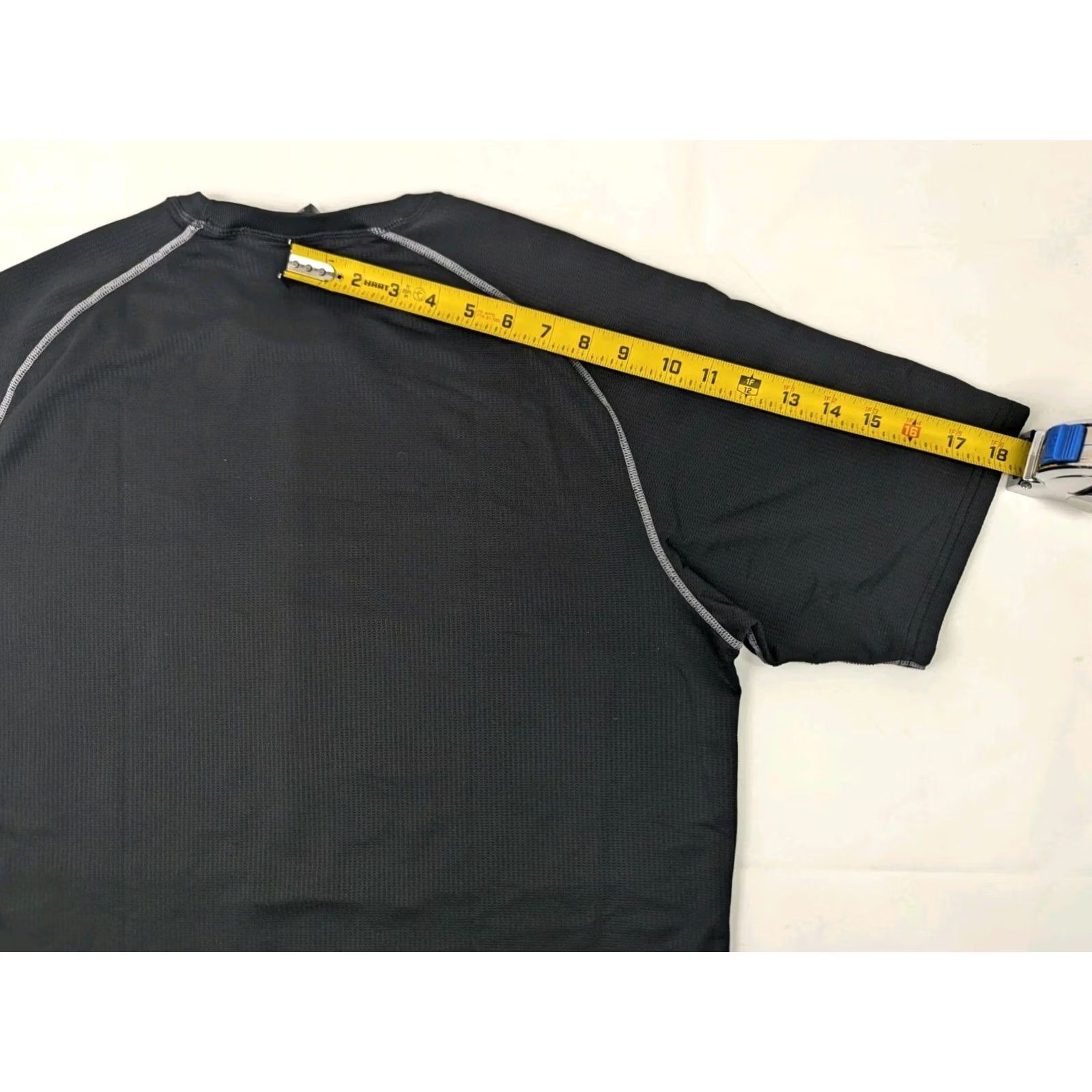 Nike Nike Dri-Fit Sphere Dry Waffle Training Running Shirt Men M Black Crew Nk Size US M / EU 48-50 / 2 - 8 Thumbnail