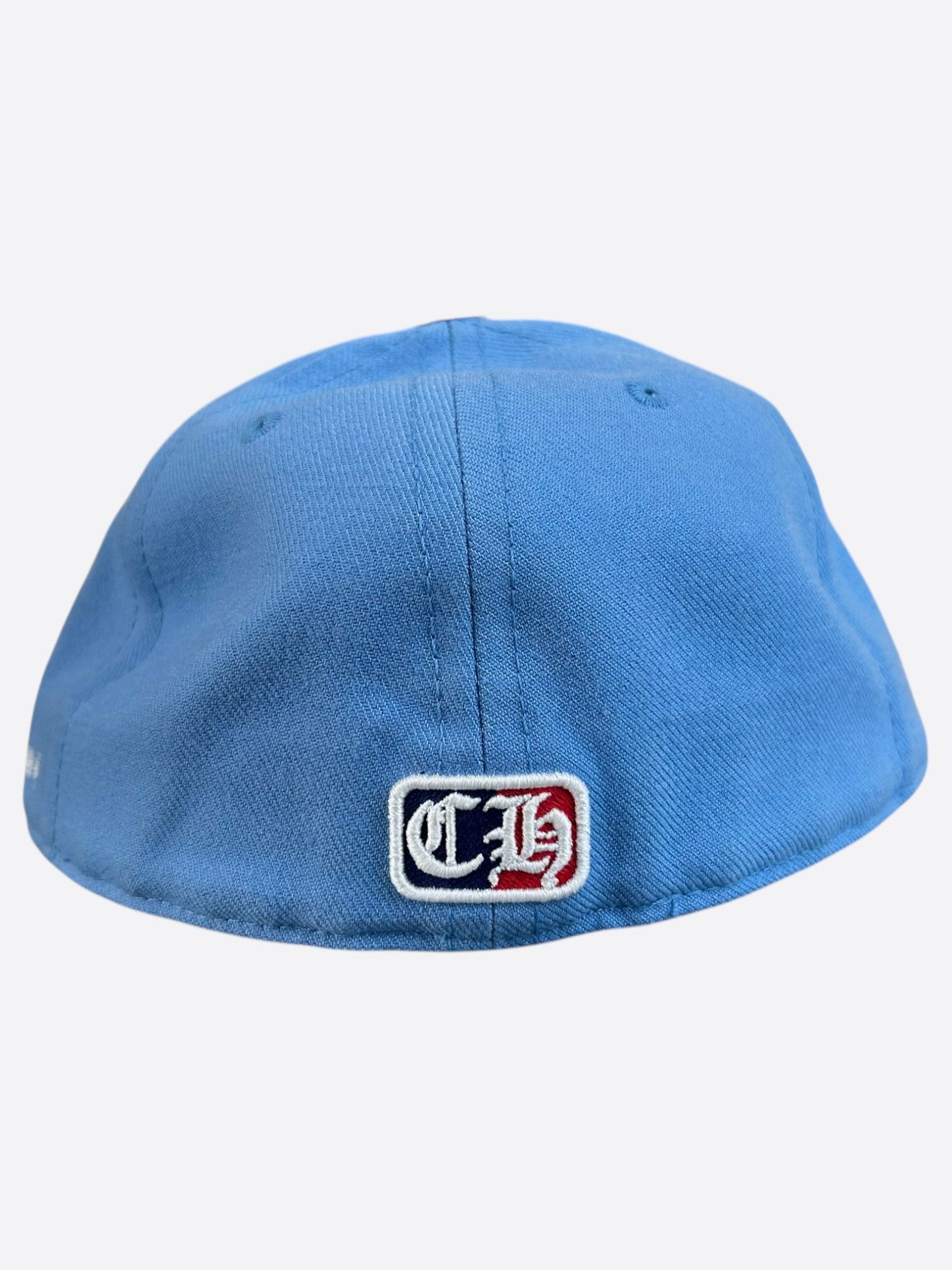 Chrome Hearts Chrome Hearts Blue & White Heart Logo Fitted Hat Size ONE SIZE - 3 Thumbnail